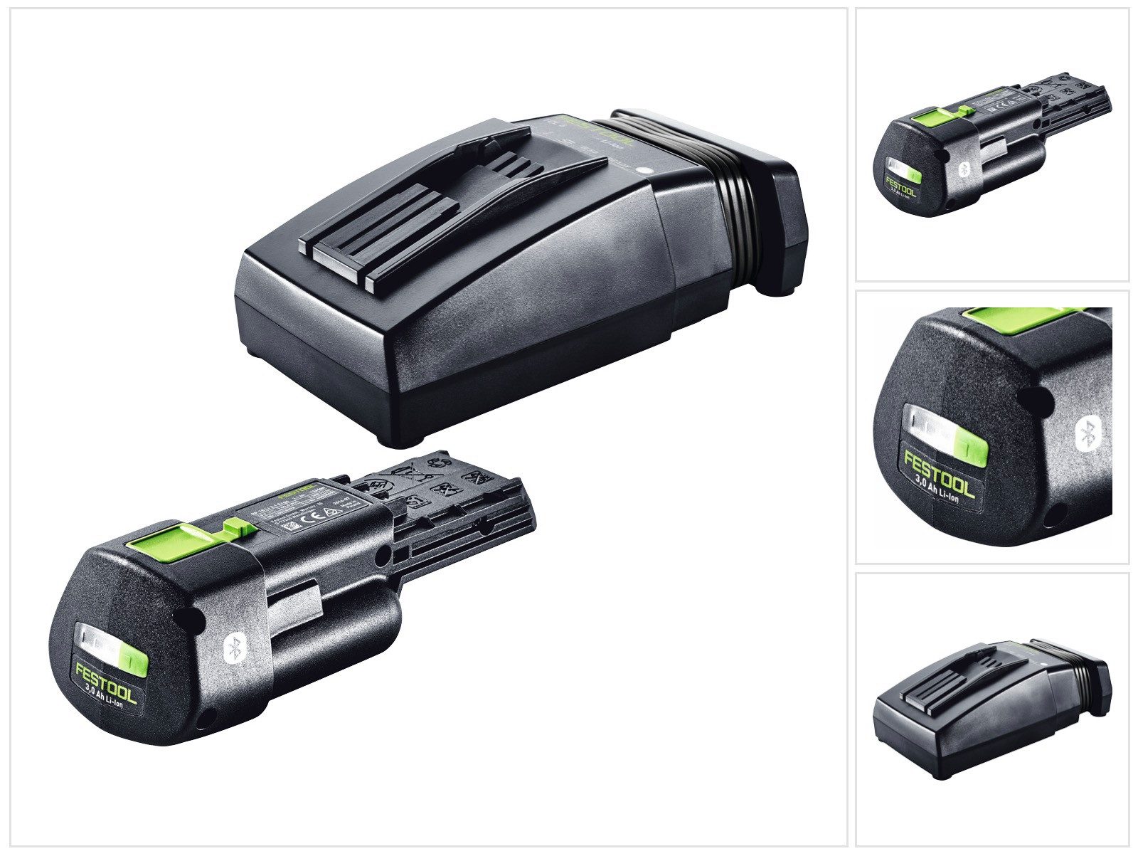 FESTOOL Energie Set 1x BP 18 Li 3,0 Ergo I Akku 18 V 3,0 Ah / 3000 mAh Li-Ion Akkupacks