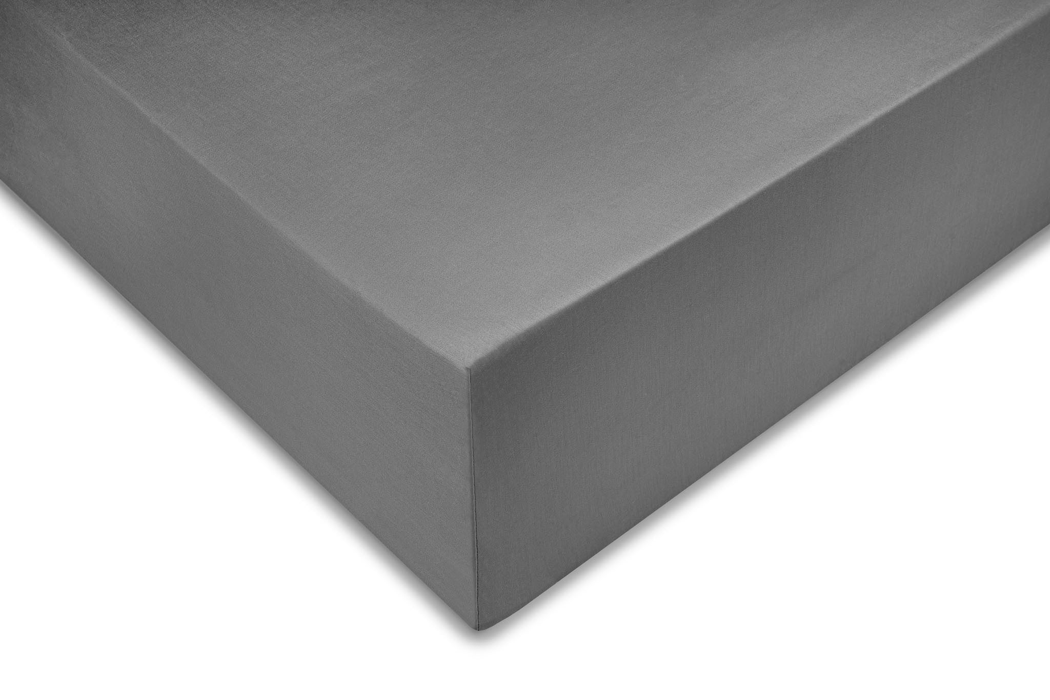 ZO HOME Spannbettlaken Satinado, Mako-Satin, Gummizug: rundum, (1 Stück), Laken aus 100% Baumwolle, hochwertiges Mako-Satin, Betttuch ab 90x200