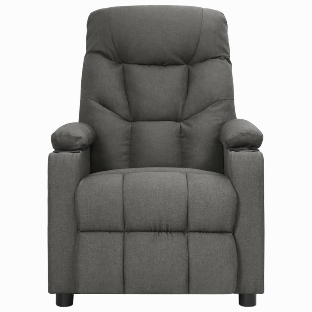 vidaXL Sessel Aufstehsessel Dunkelgrau Stoff (1-St) günstig online kaufen