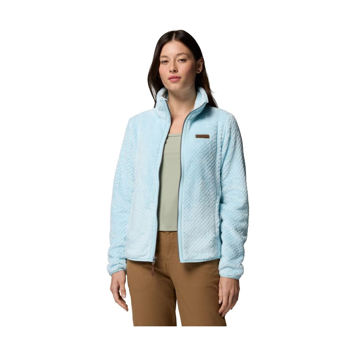 Columbia Fleecejacke Women's Fire Side II Sherpa Fleece Jacket Weiche, warme Fleecejacke mit hohem Kragen und Reißverschlusstaschen