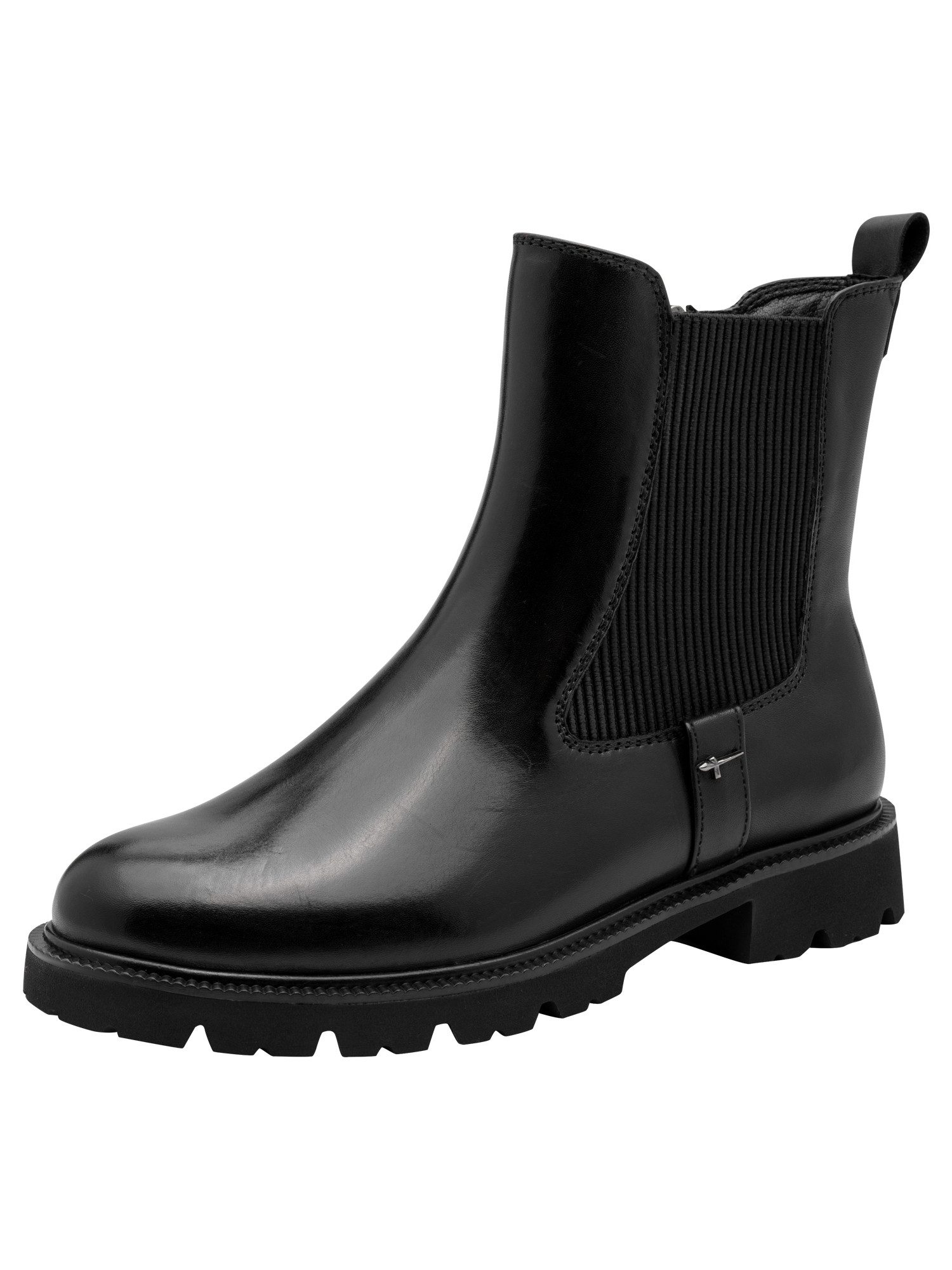 Tamaris WIDE FIT Removable Sock, comfortFit aus Leder Chelseaboots Removable Sock