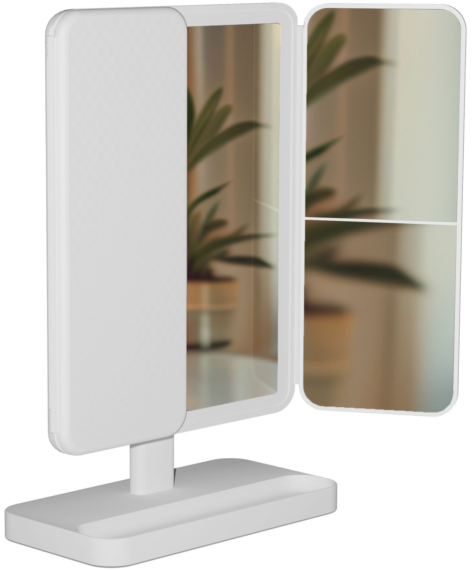 CLP Schminkspiegel Otley (1er), LED, Vergrößerung 1X/2X/3X, USB-C-Kabel – Bild 5 von 5