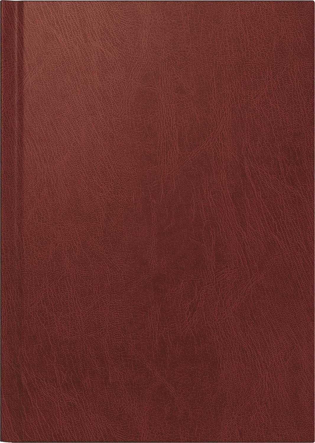 BRUNNEN Buchkalender BRUNNEN Buchkalender Mod. 795 2027, A5, Kunststoff, weinrot