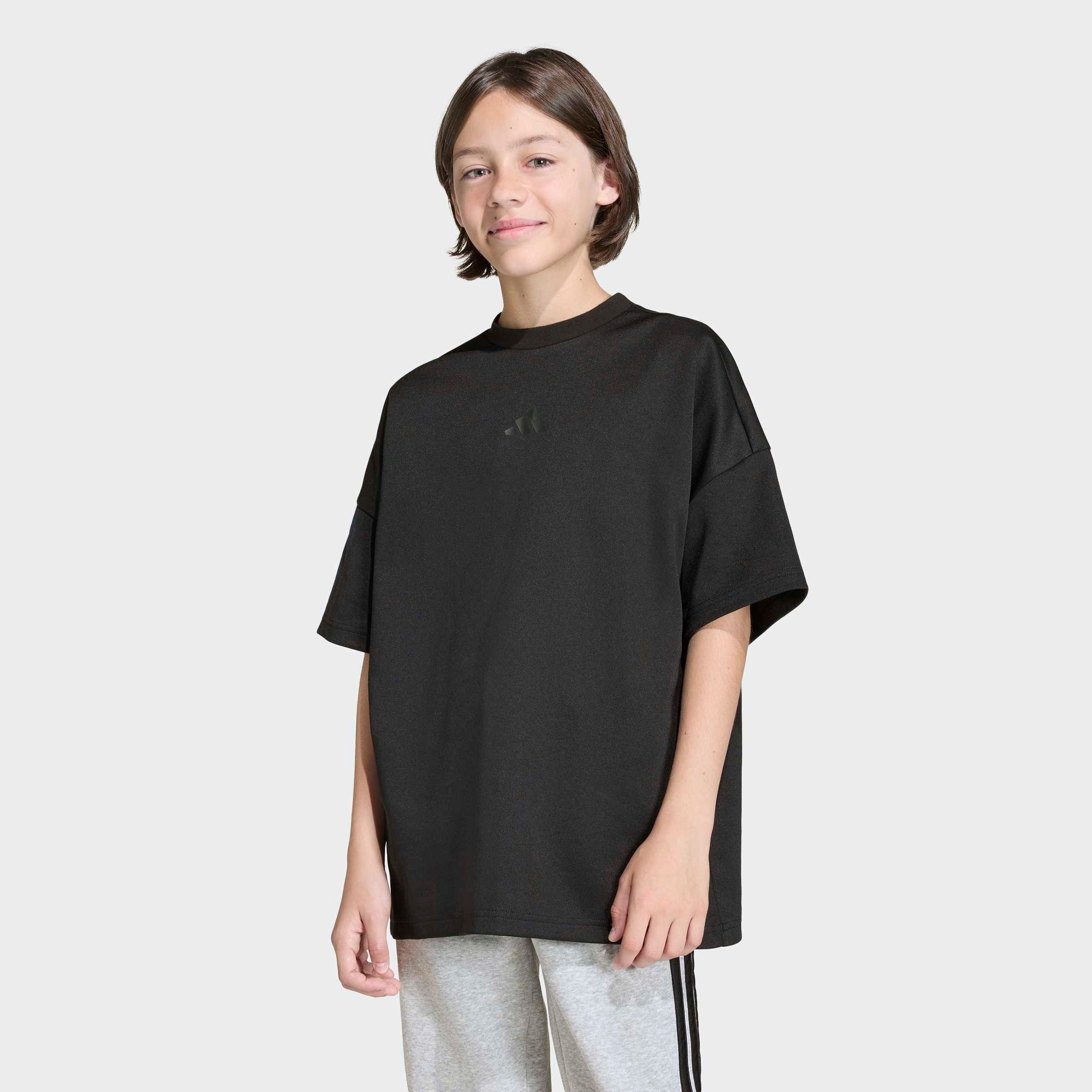 adidas Sportswear T-Shirt J FI OVSZ TEE für Kinder, mit Rundhalsausschnitt, ohne Verschluss, aus Baumwolle