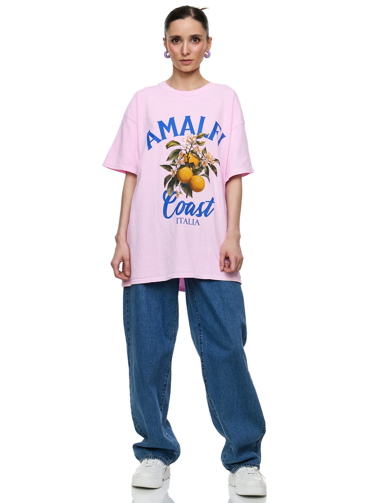Worldclassca T-Shirt Worldclassca Oversized Print Amalfi günstig online kaufen