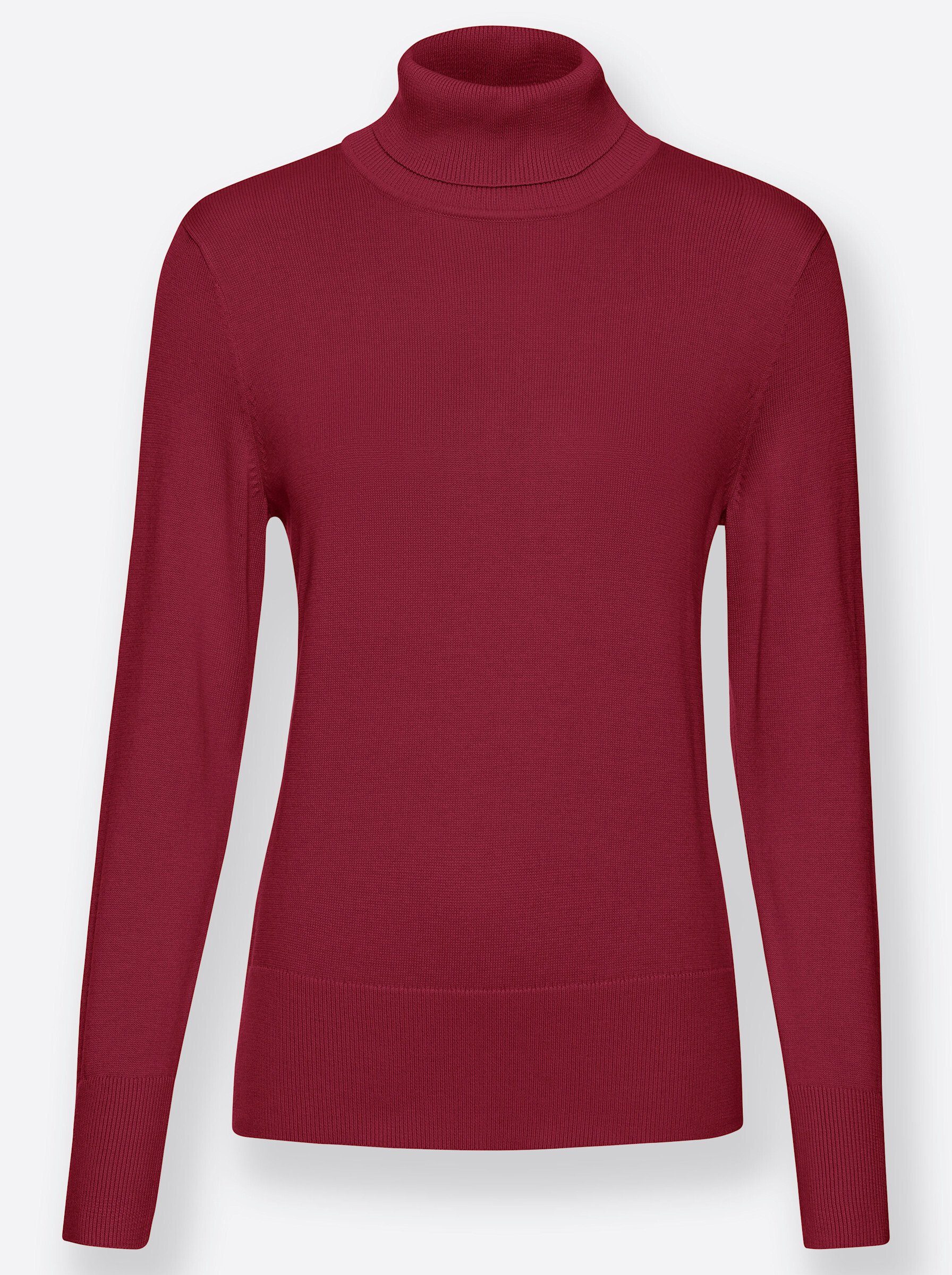 Strickpullover Pullover Langarm Jersey, Rippoptik