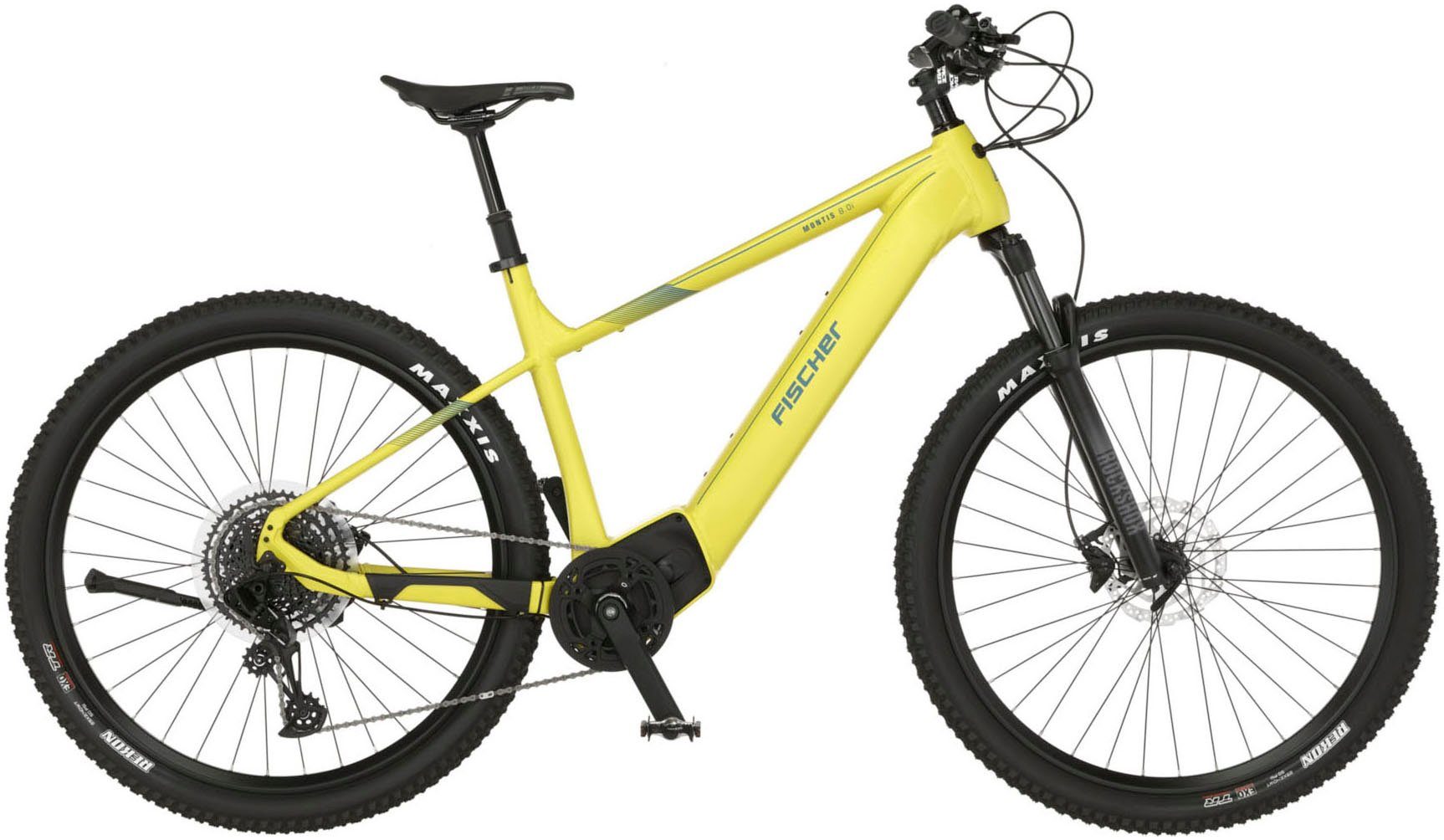 FISCHER Fahrrad E-Bike MONTIS 8.0i 711 43, 12 Gang SRAM SX 11-50 Kettenschaltung Schaltwerk, Kettenschaltung, Mittelmotor, 711 Wh Akku, (mit Akku-Ladegerät, mit Werkzeug)