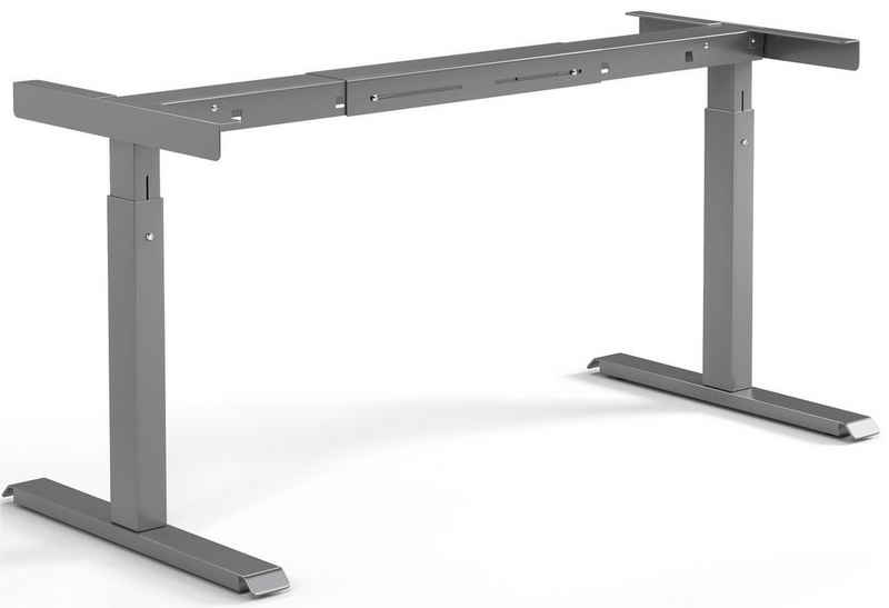 MO Casa Schreibtisch Mechanisch höhenverstellbares Schreibtischgestell "MO One" (stufenlos), Breite und Höhe stufenlos verstellbar