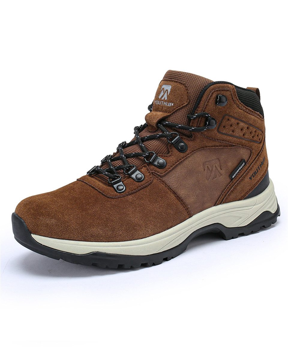 YOUTHUP Herren High-Top Sportschuh Wanderschuh wasserabweisend rutschfest