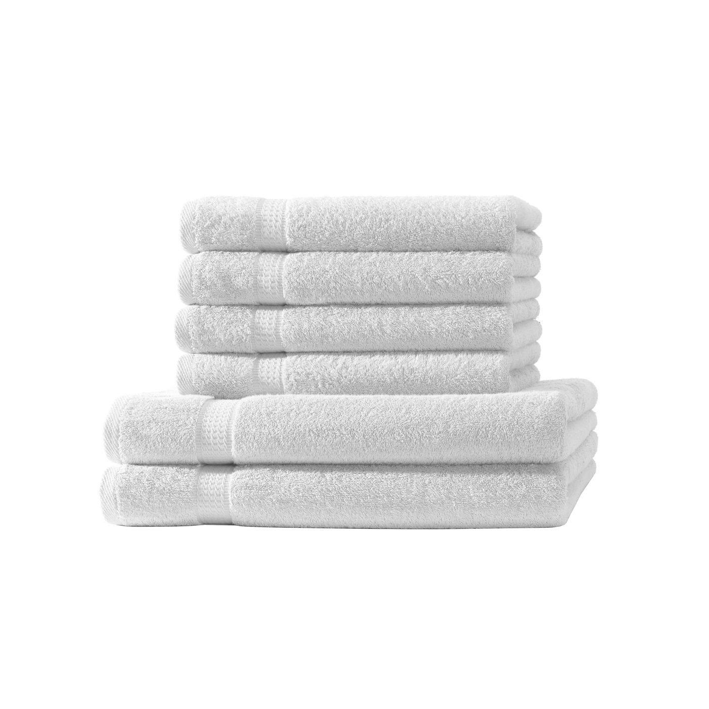 Handtücher Handtuchset, mit Frotteeware soma Baumwolle Handtuch 100% Baumwolle, (1-St) Bordüre Uni