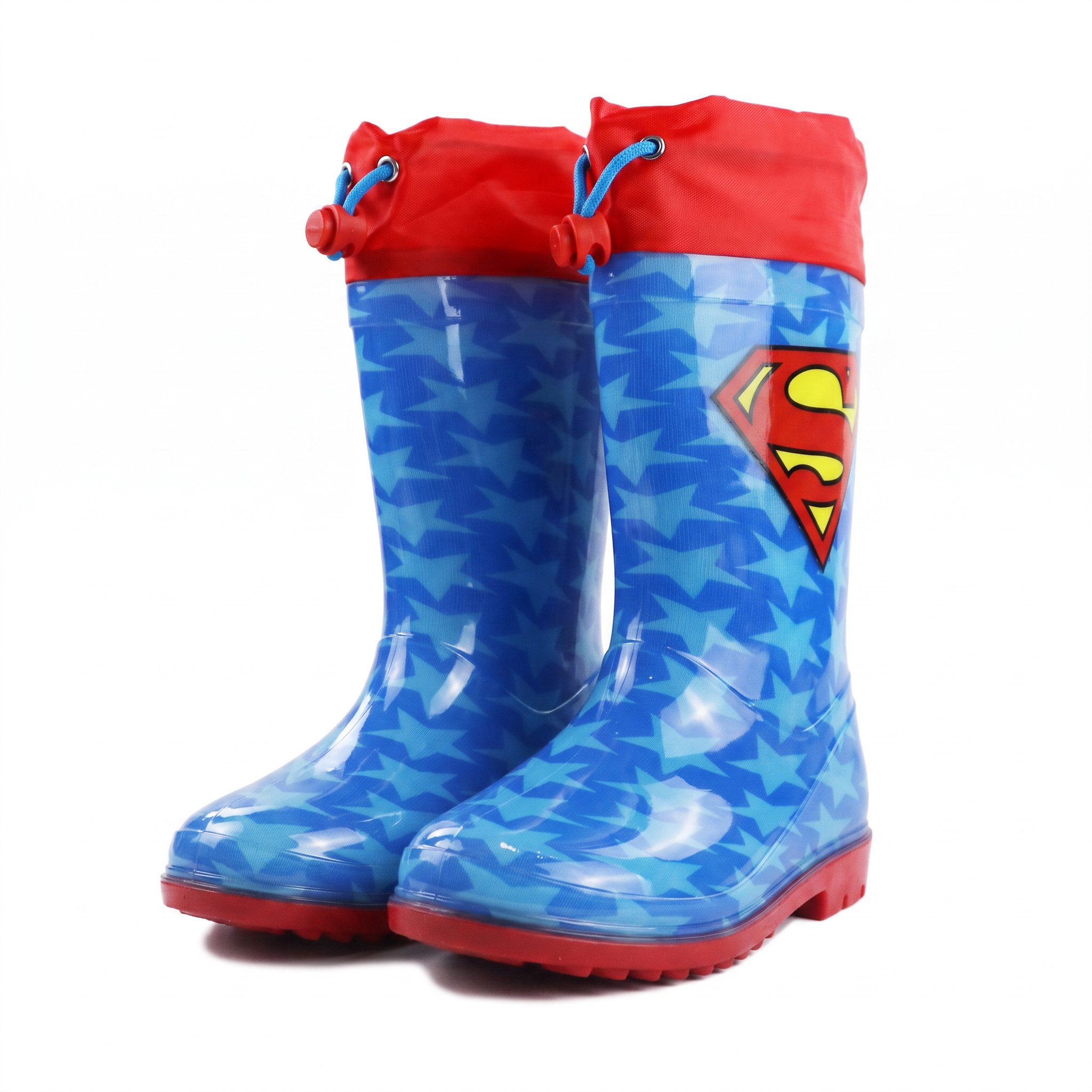 DC Comics DC Comics Superman Kinder Stiefel Regenstiefel Gummistiefel Gr. 25 bis 34 – Bild 3 von 5