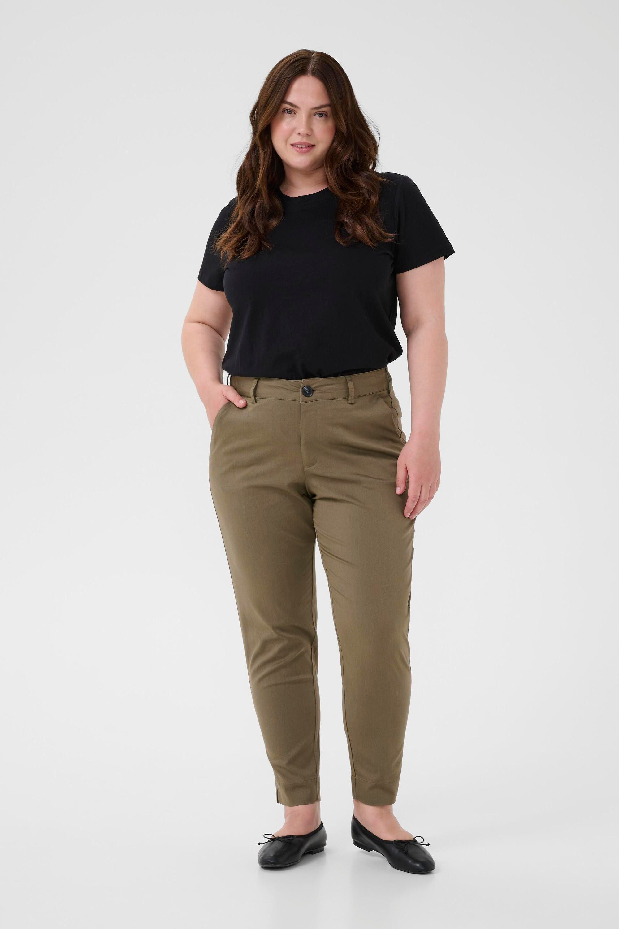 KAFFE Curve Stoffhose Casual Hose KCleana günstig online kaufen