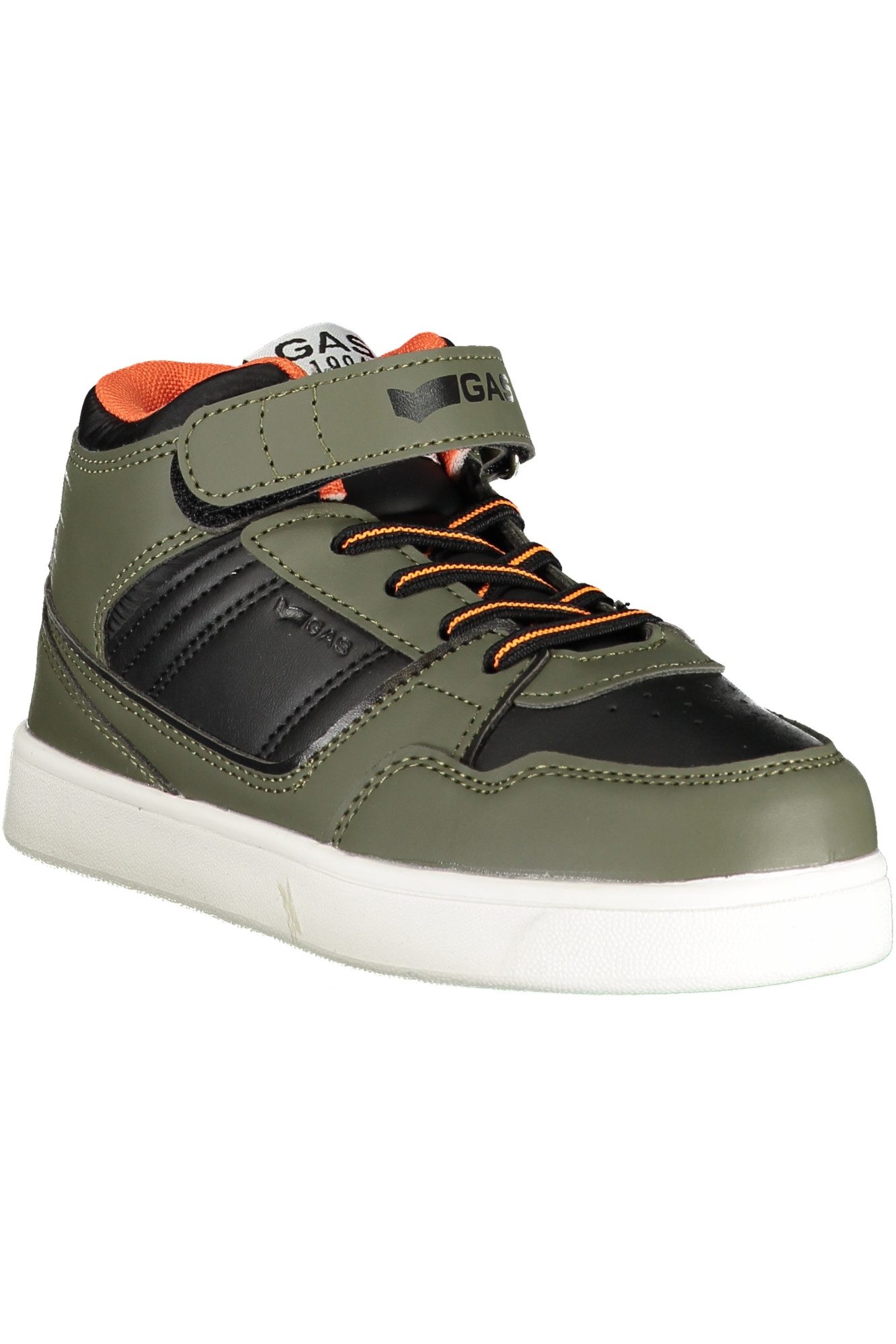 GAS Sneaker Grüne Kinder-Sportschuhe: Hoher Sneaker mit Klett
