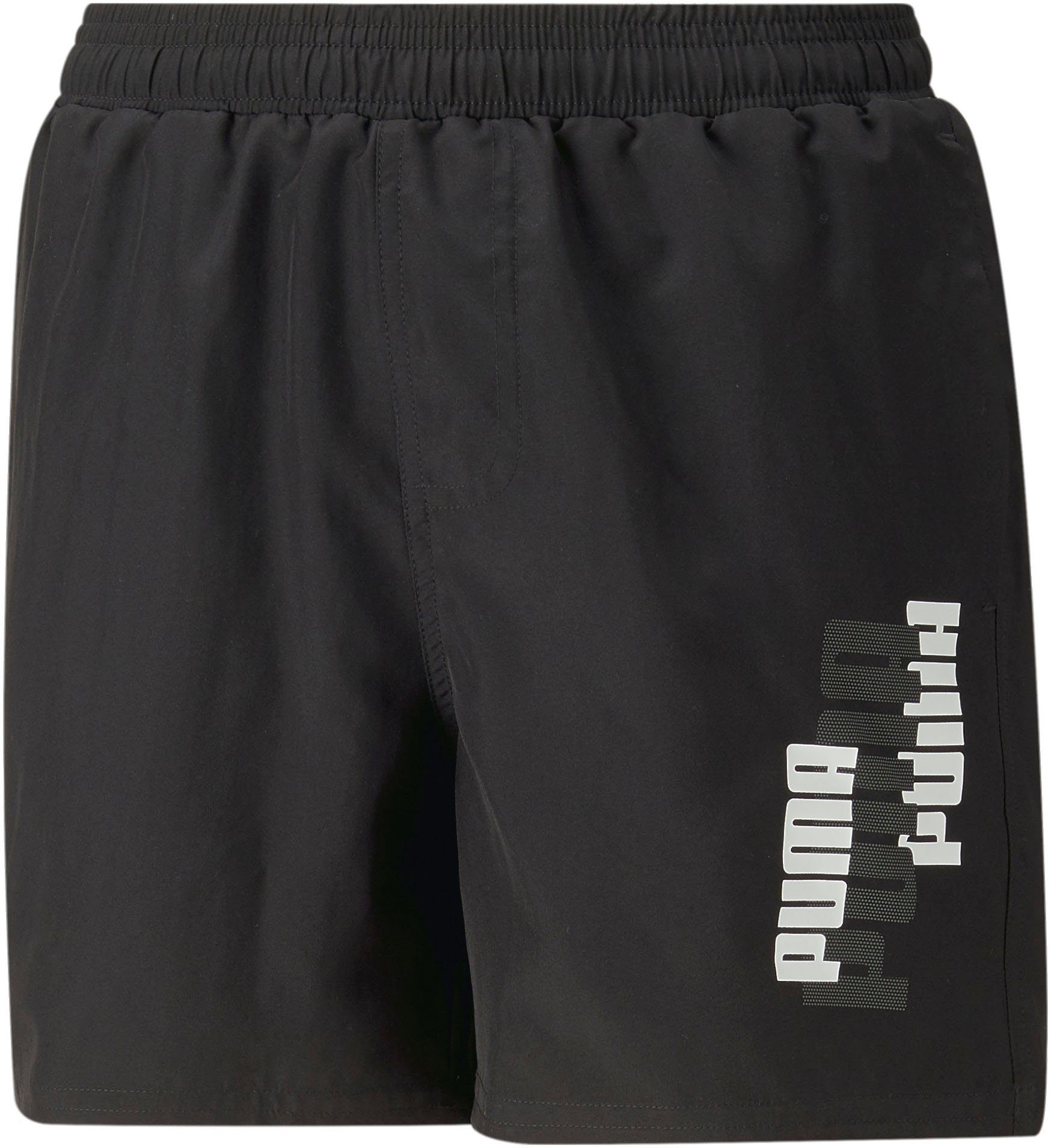 PUMA Shorts ESS+ LOGOLAB Woven schwarz Shorts B