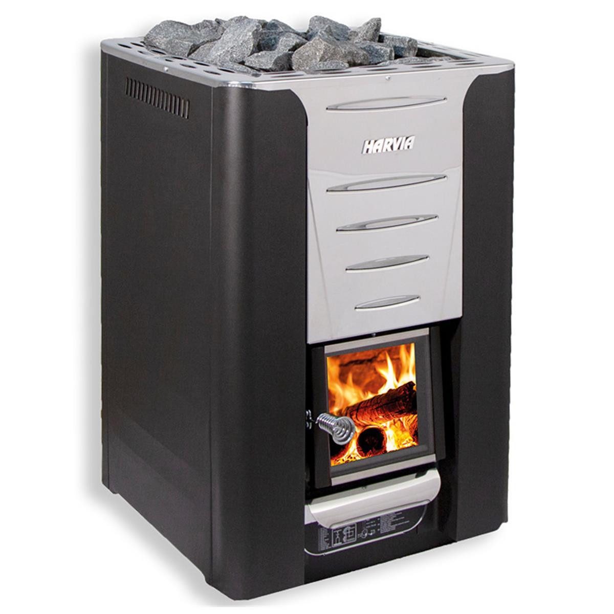 Saunaofen Holz-Saunaöfen Harvia 36 Pro Black