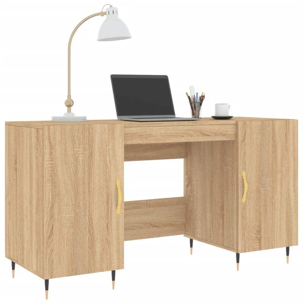 vidaXL Schreibtisch NA Schreibtisch Sonoma Eiche 140x50x75 cm Spanplatte