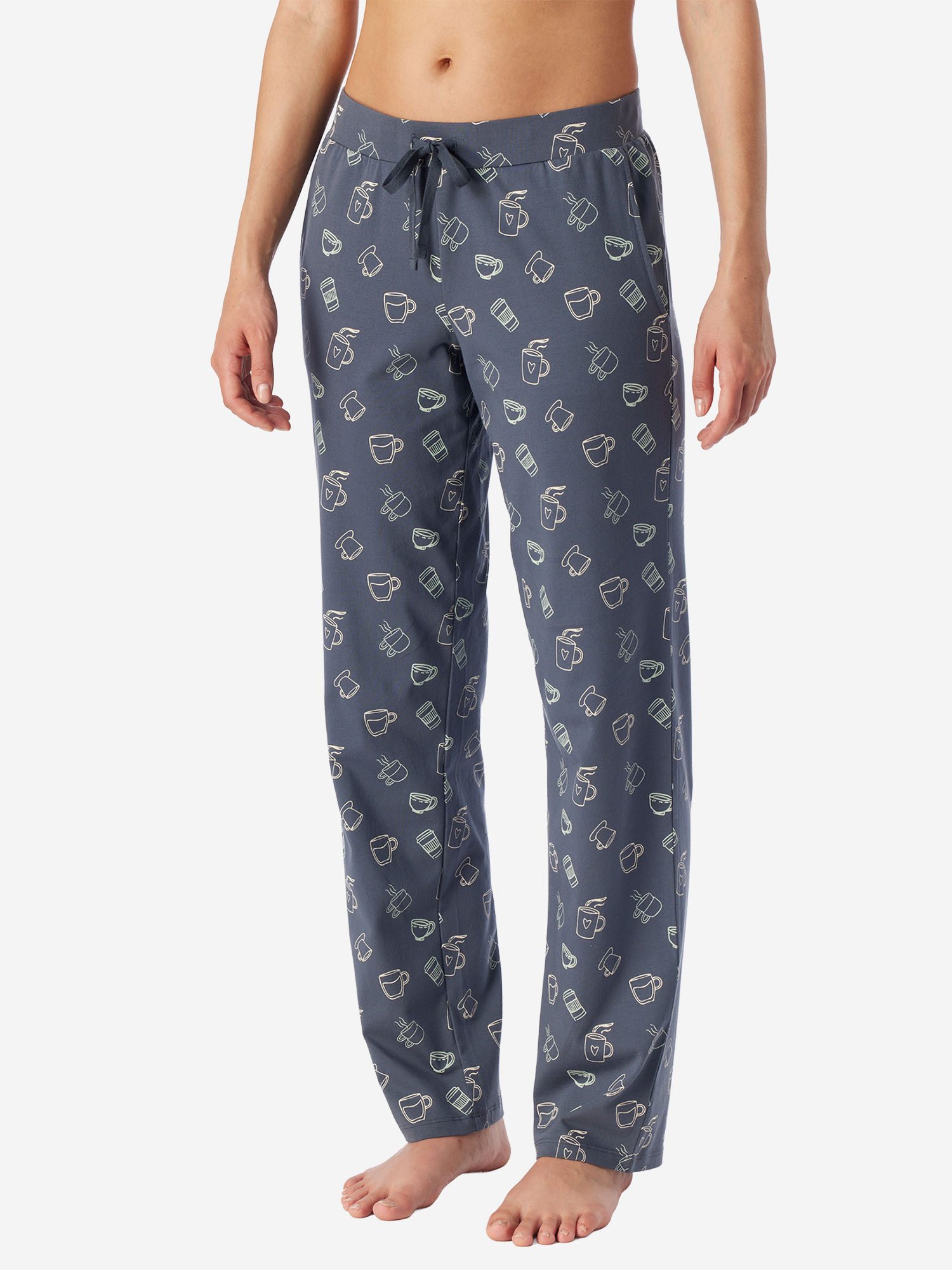 Schiesser Pyjamahose Mix Relax Schlafhose, Nacht Hose, Loungehose