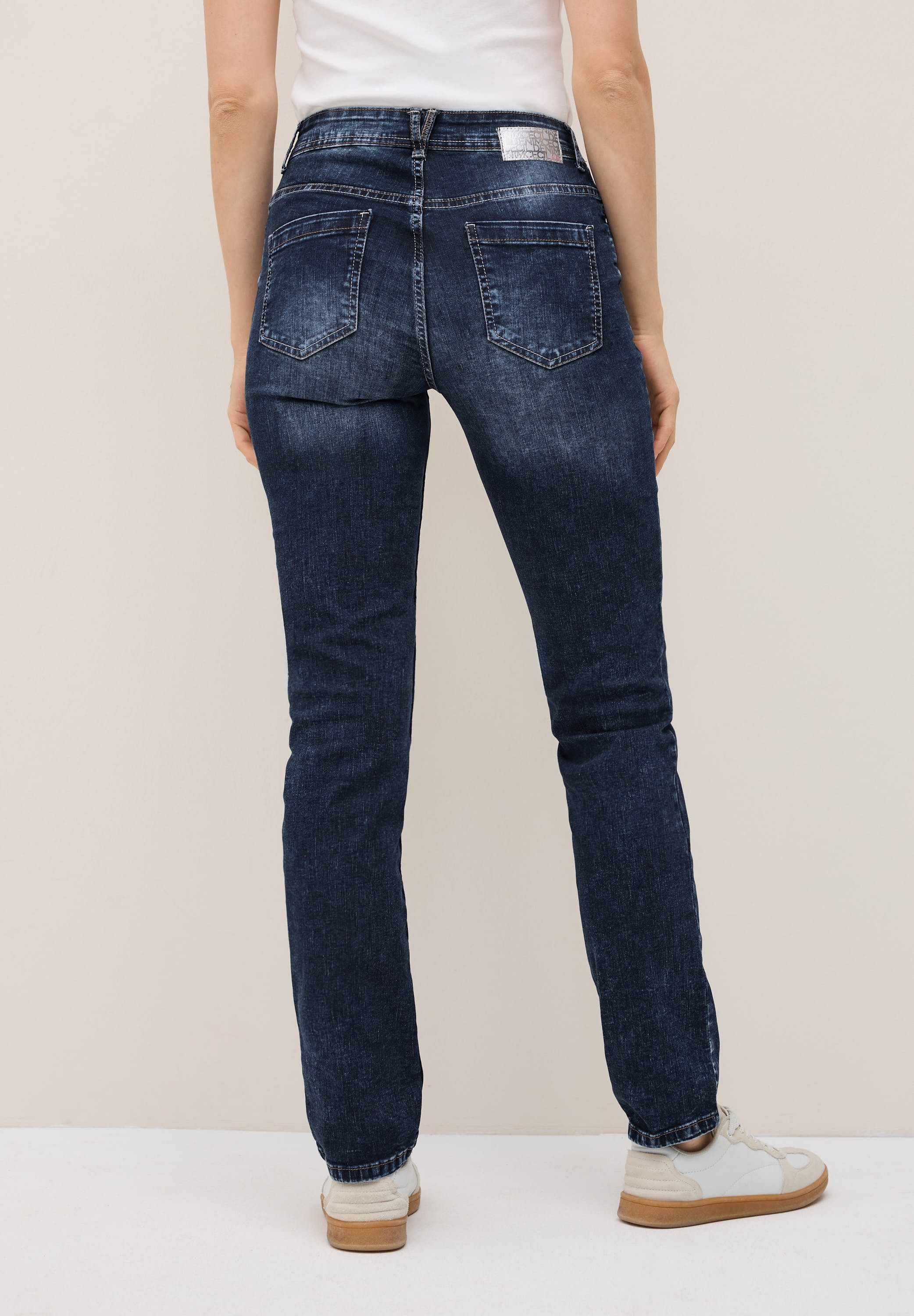 CECIL Slim-fit-Jeans High Waist