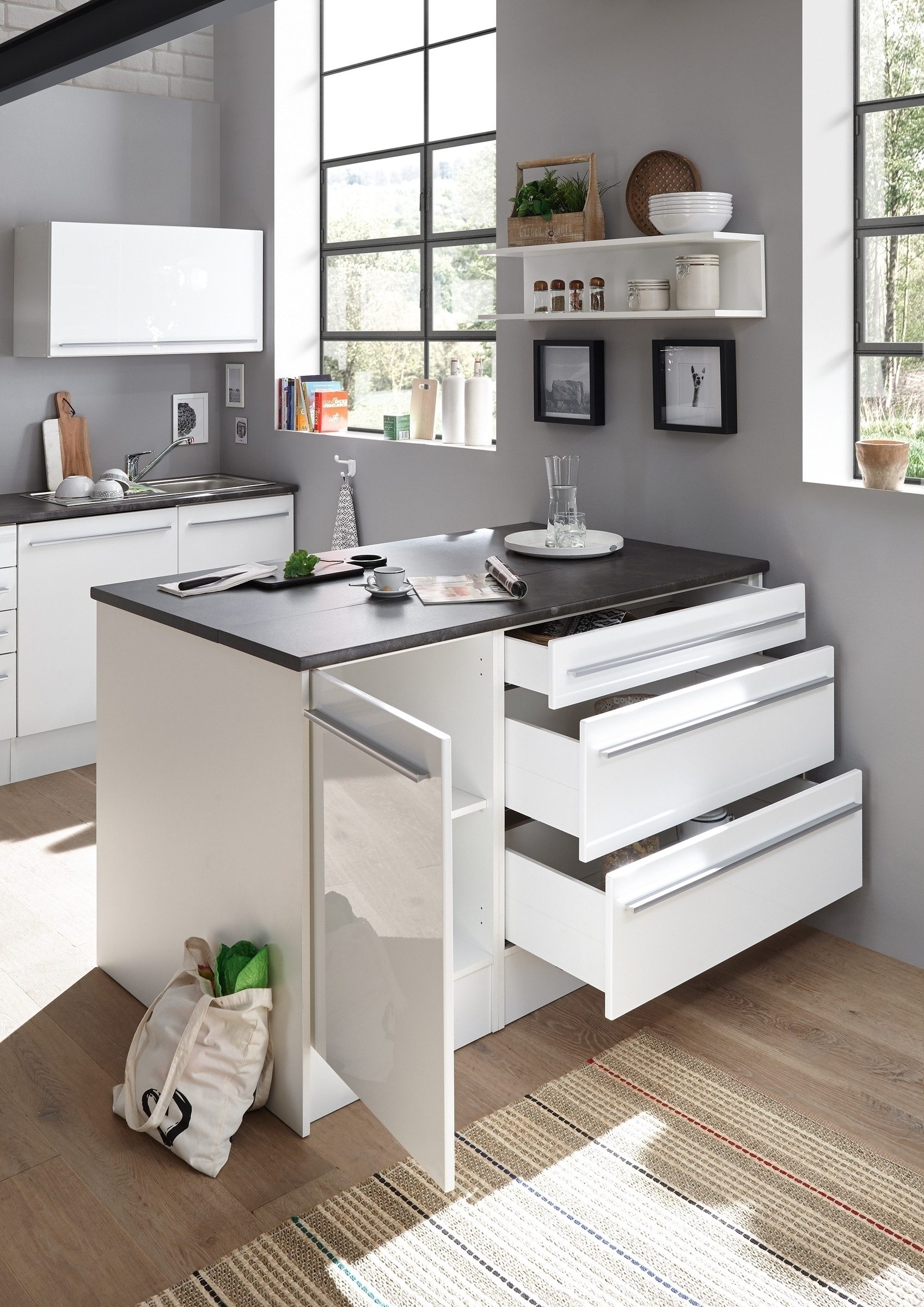 PREISBRECHER Kochinsel Jazz, 145 x 90 x 90 cm (B/H/T)