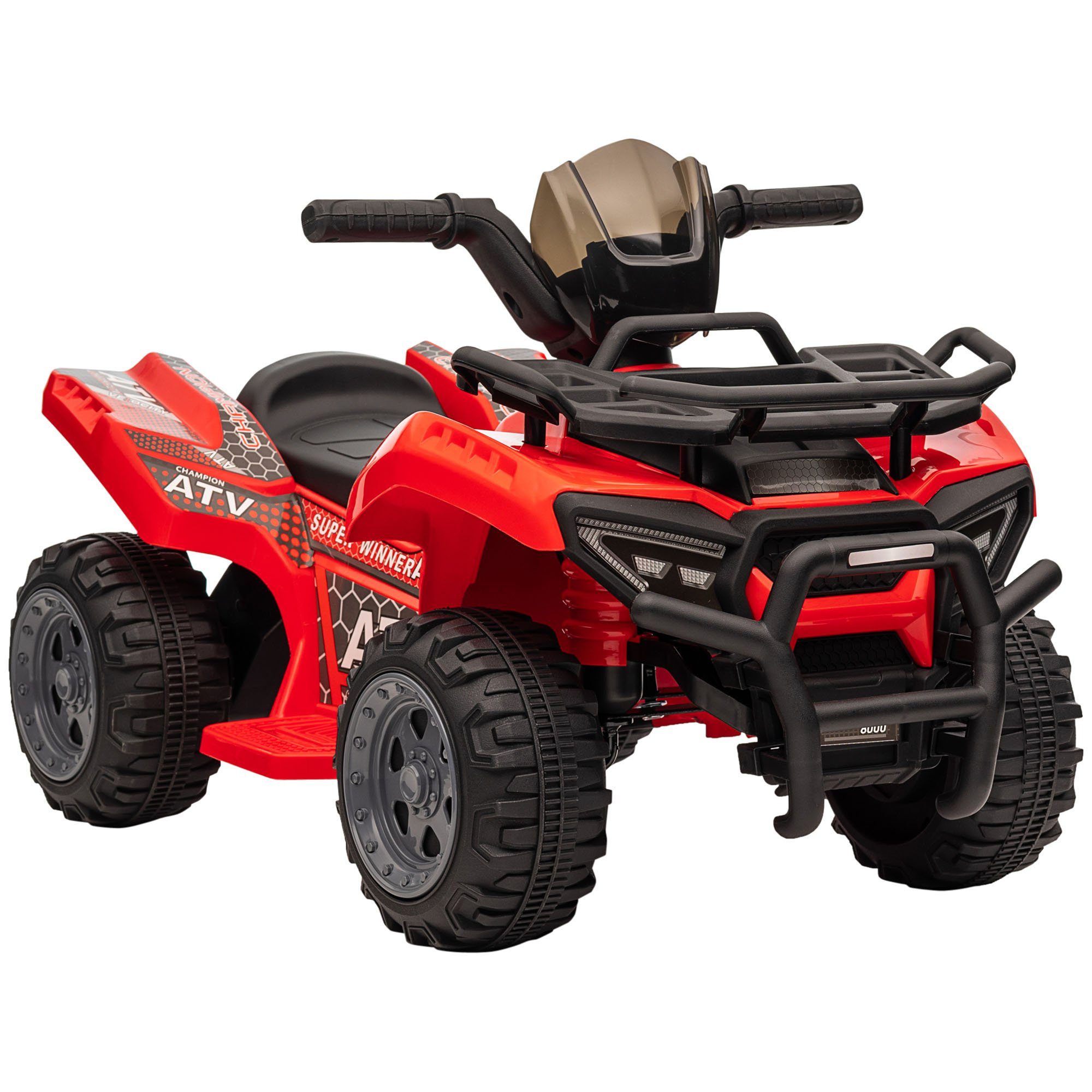 HOMCOM Elektro-Kinderquad Kinder Elektrofahrzeug, Belastbarkeit 25 kg, (1-tlg), inkl. Akku und Ladegerät