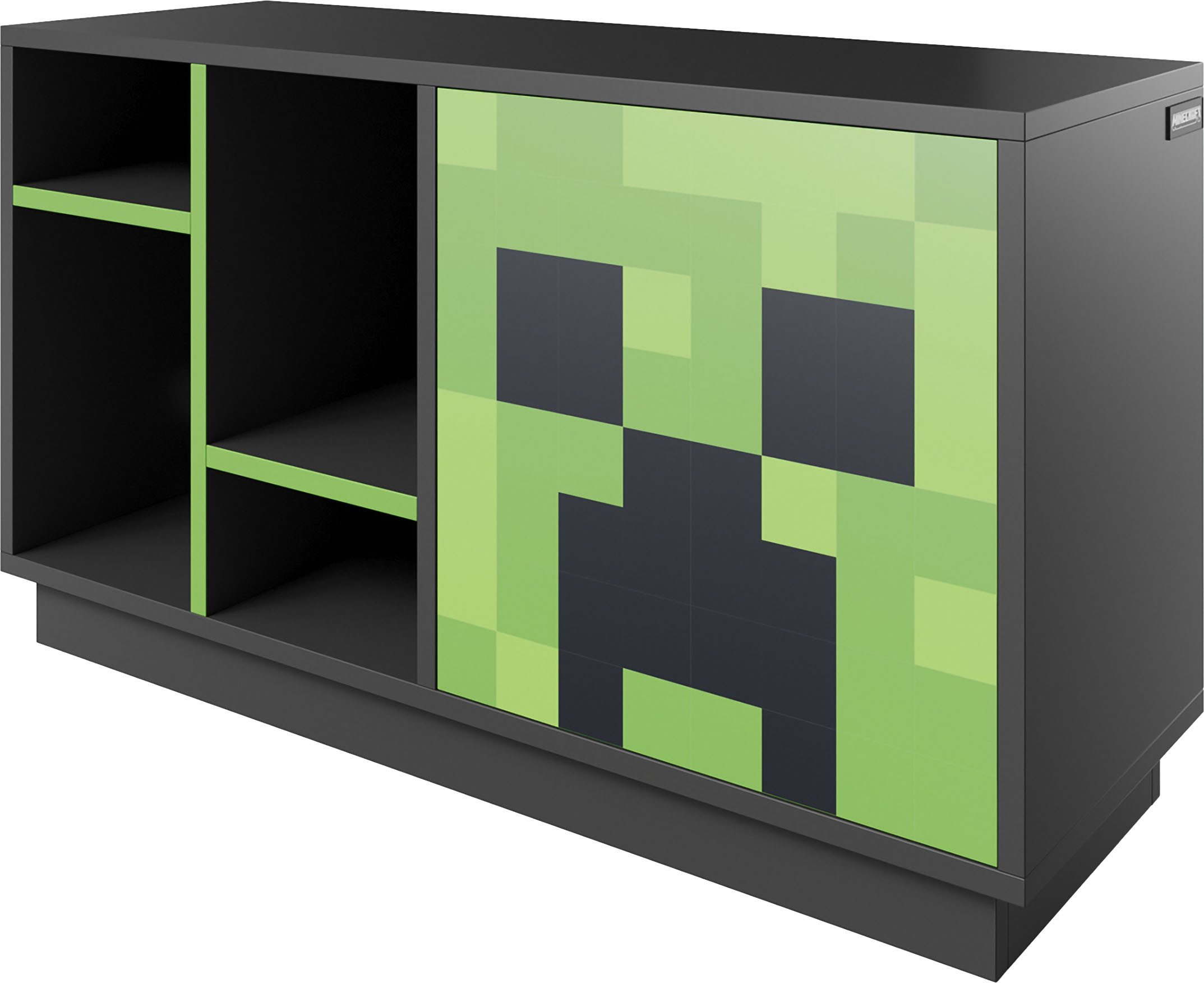 Phoenix Lowboard Minecraft Creeper Lowboard, inkl Beleuchtung