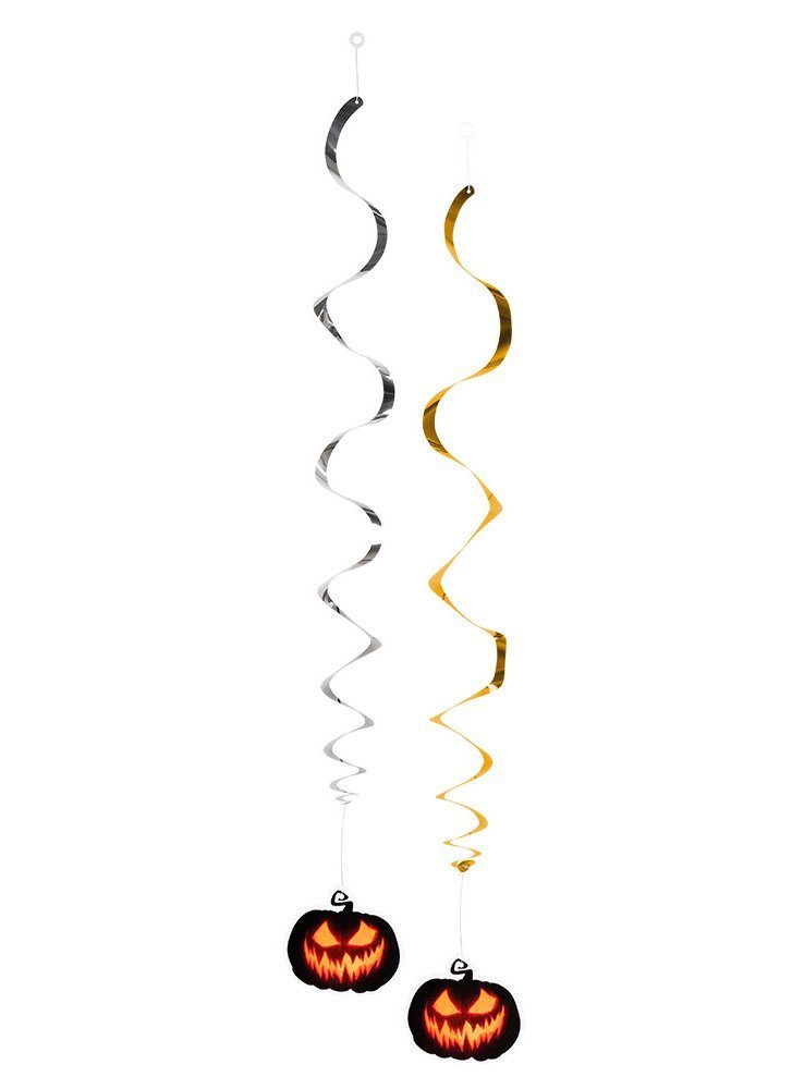 Boland Luftschlange 2 Halloween Dekospiralen, Auf den Kürbis gekommen: Deko für Halloweenpartys!