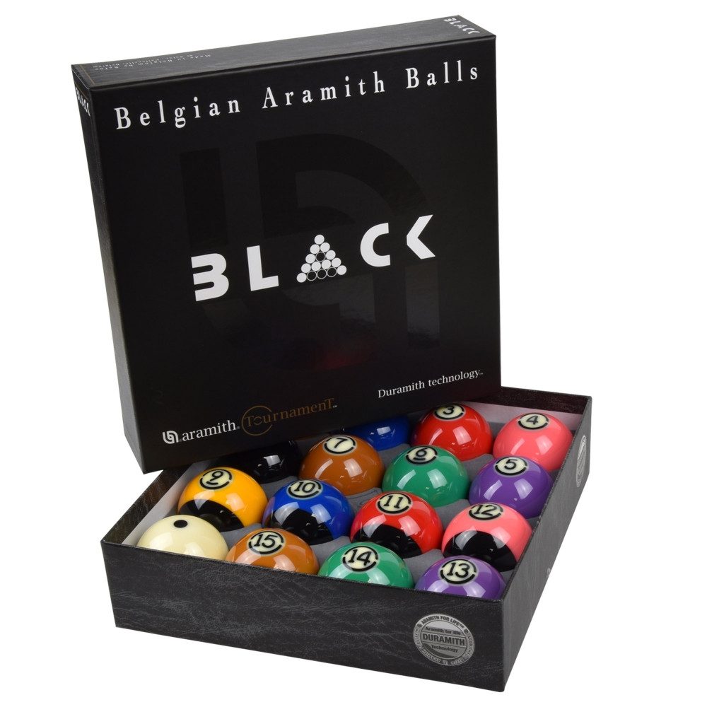 Aramith Billardtisch Aramith Duramith Tournament Black TV 57,2mm Poolkugeln