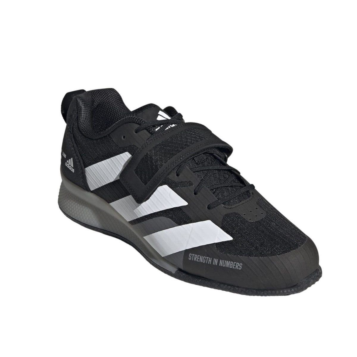 Adipower III (Gewichtheberschuh) schwarz/weiss/grau Herren Fitnessschuh