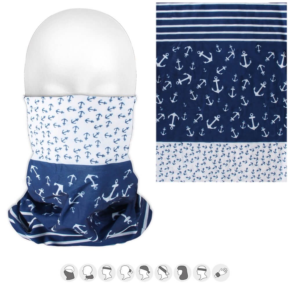 Goodman Design Loop Multifunktionstuch Maritimer Anker günstig online kaufen