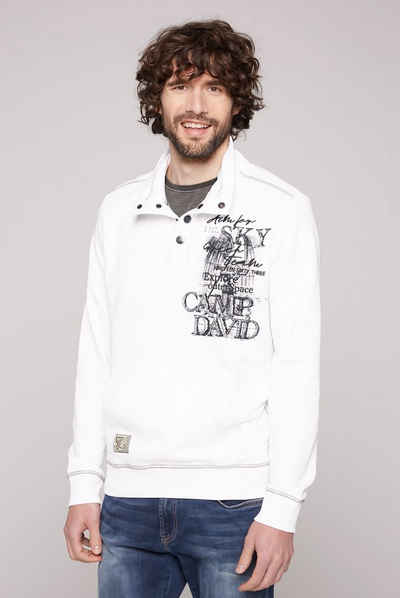 CAMP DAVID Sweater aus Baumwolle