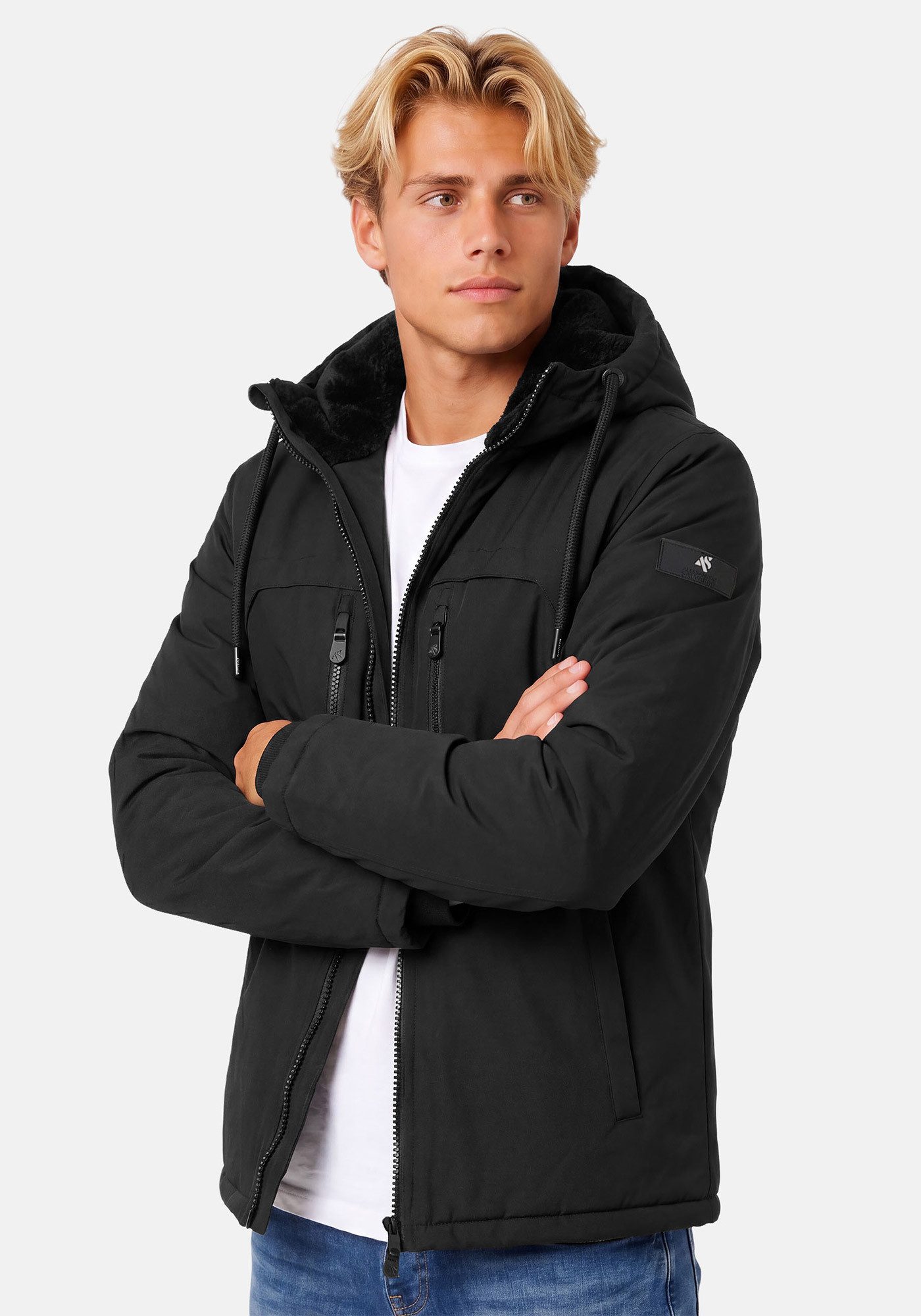 Alessandro Salvarini Winterjacke ASMori mit warmem Teddyfell – Bild 3 von 5