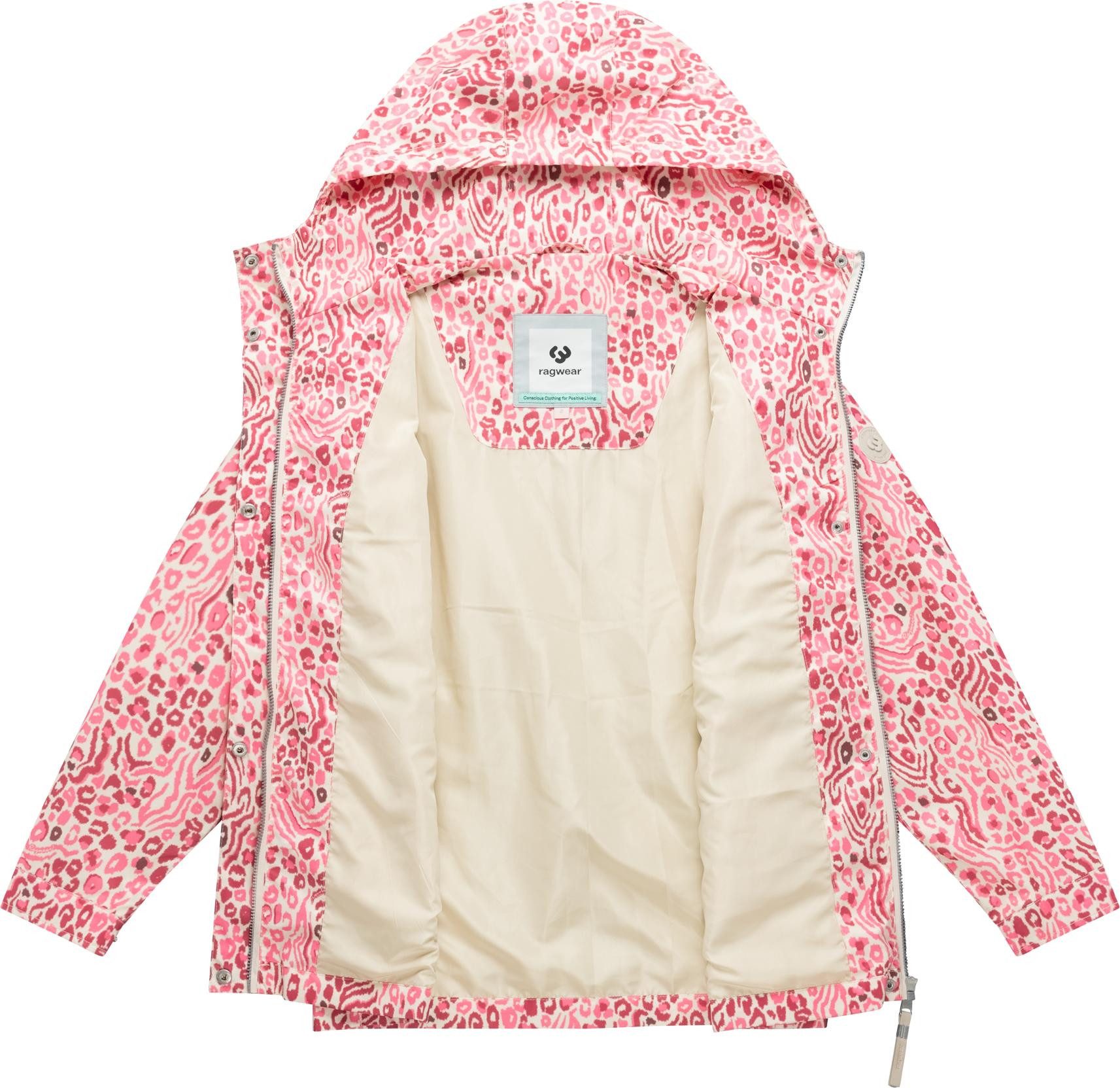 Ragwear Anorak Eddens Print Übergangsjacke mit Animal-Print und Kapuze – Bild 4 von 5