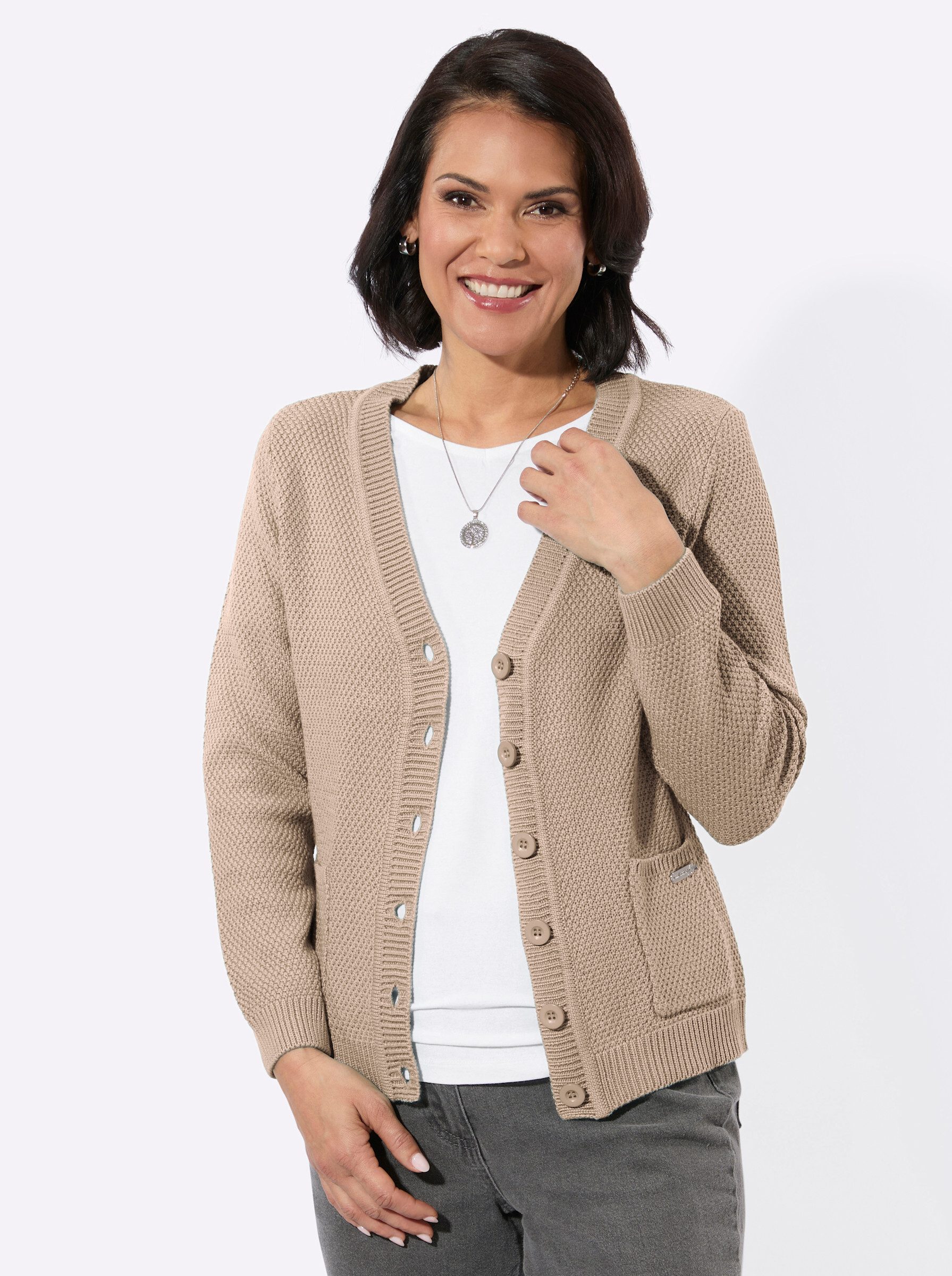 Strickjacke Strickjacke Langarm