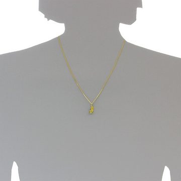 OSTSEE-SCHMUCK Kette mit Anhänger - Katze - Gold 333/000 -, (2-tlg)