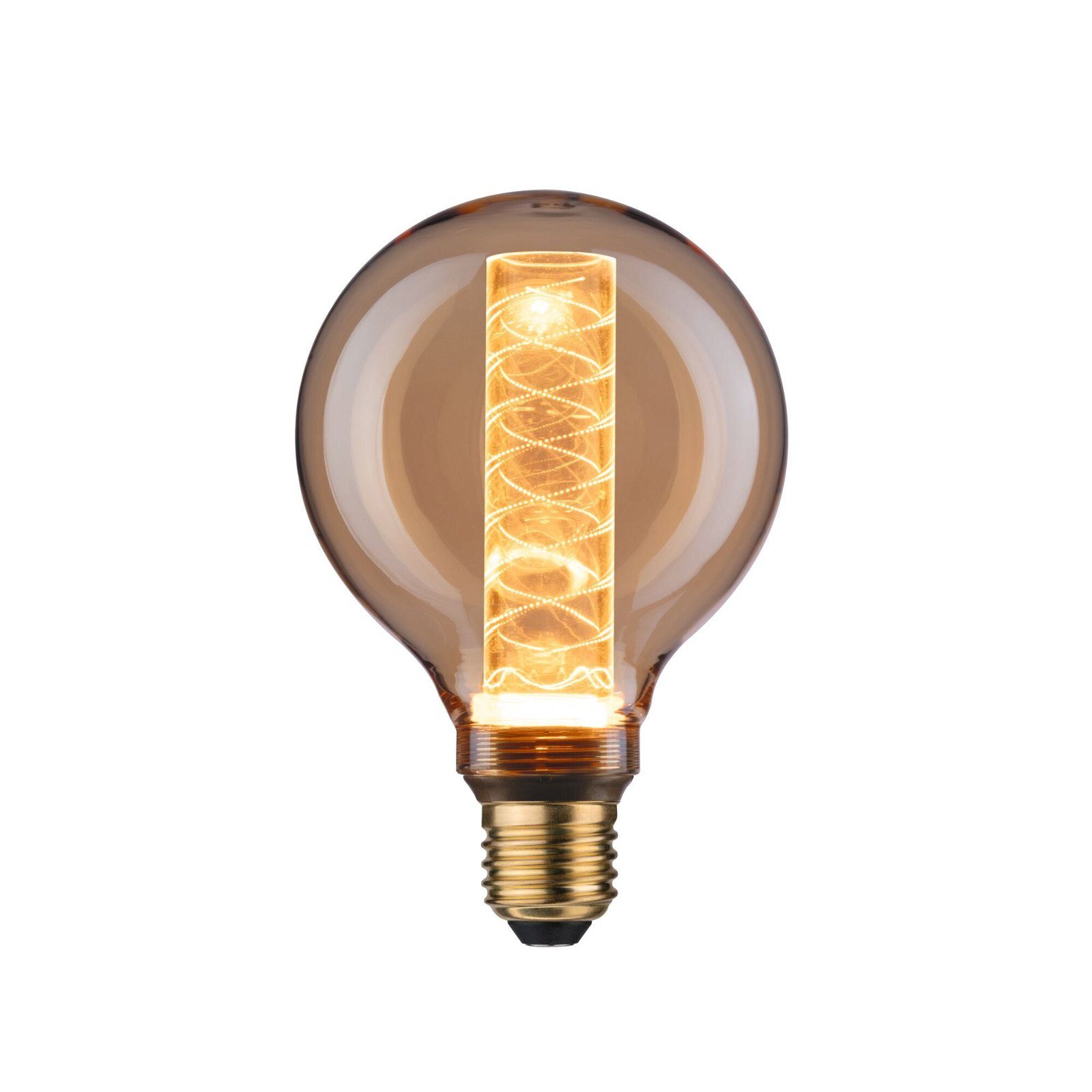 1800K, Paulmann Glow gold spiral LED-Leuchtmittel 230lm Inner G95 St. 1