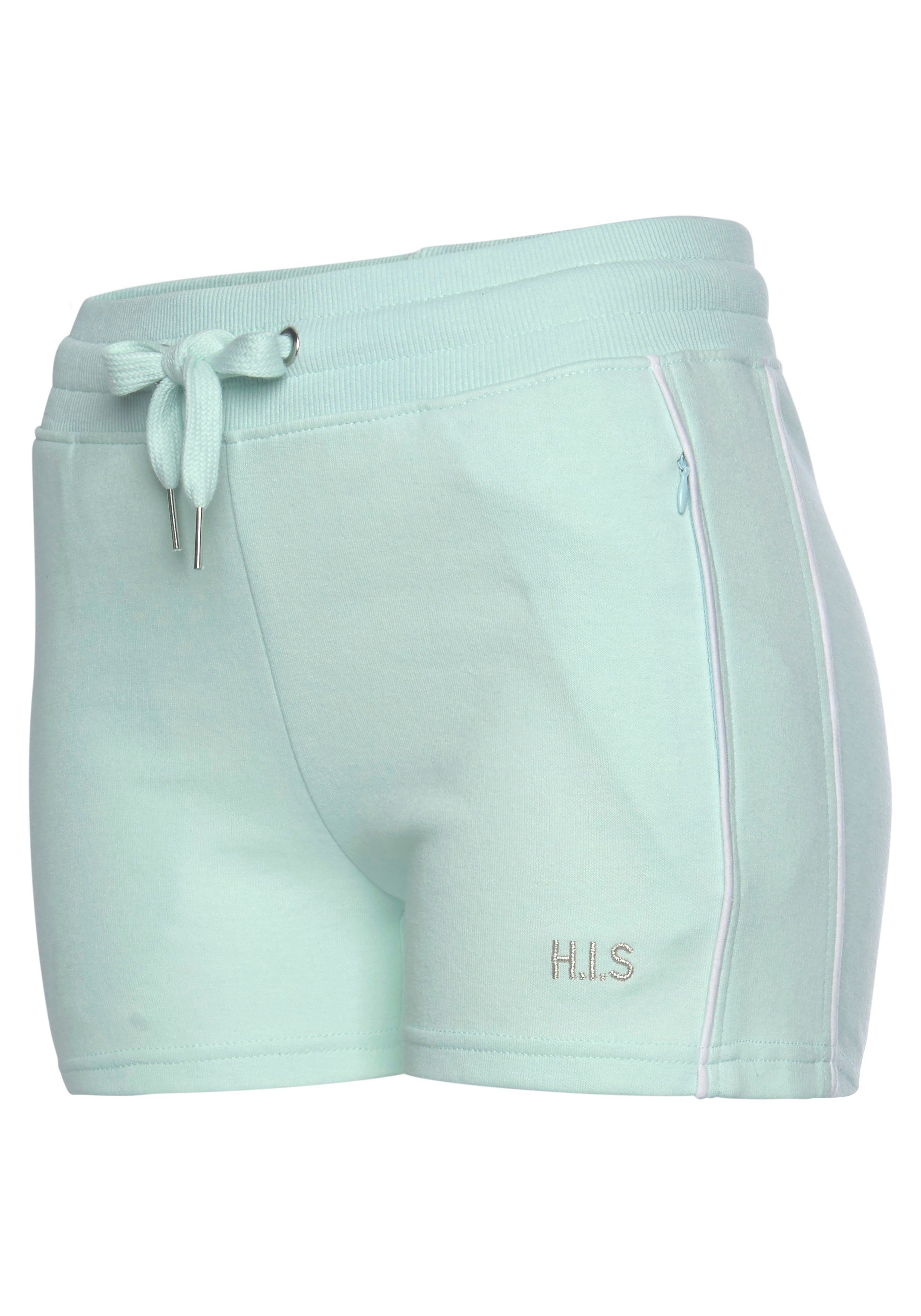 H.I.S Shorts mit Piping der an Seite