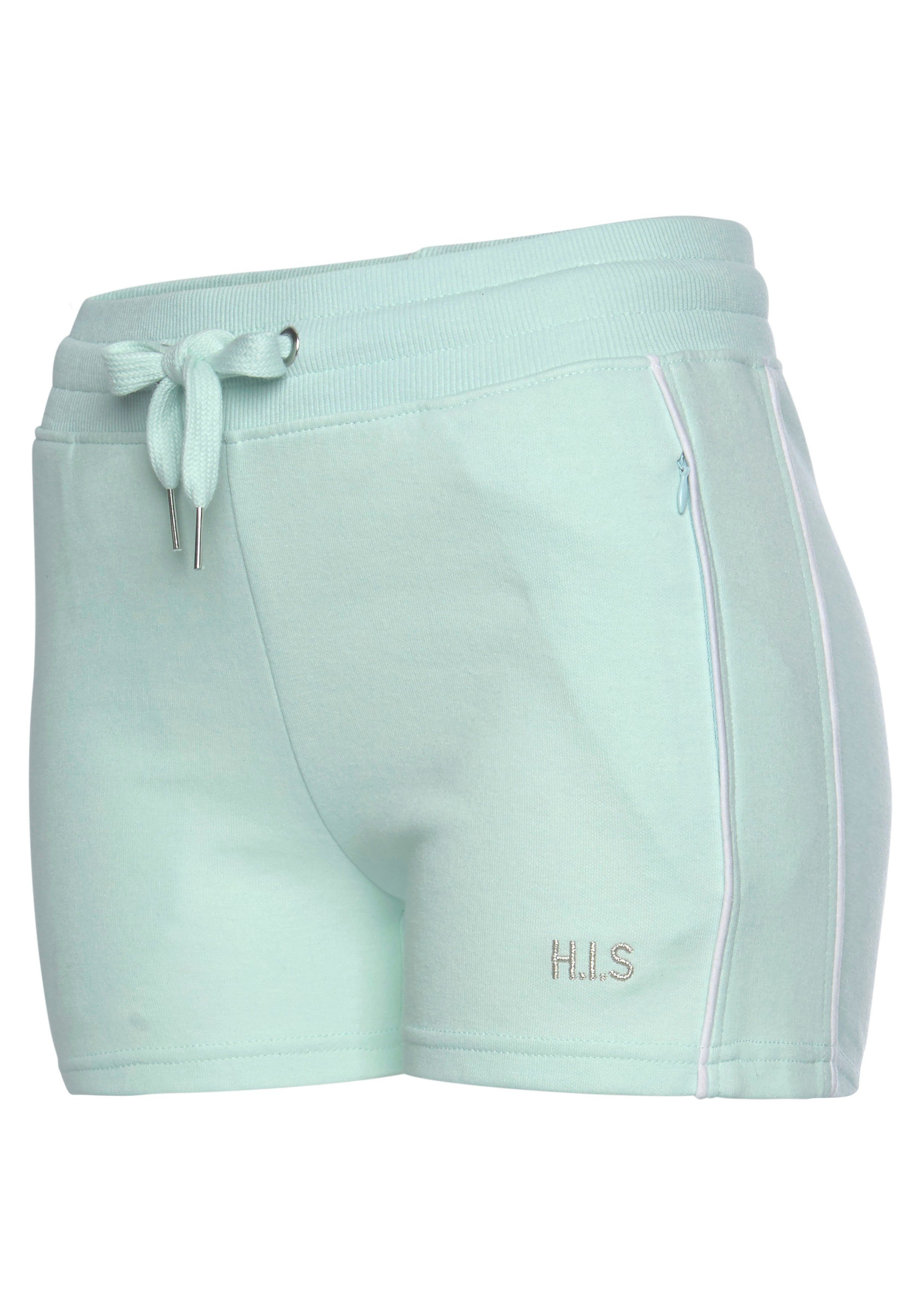 H.I.S Shorts mit Piping an der Seite