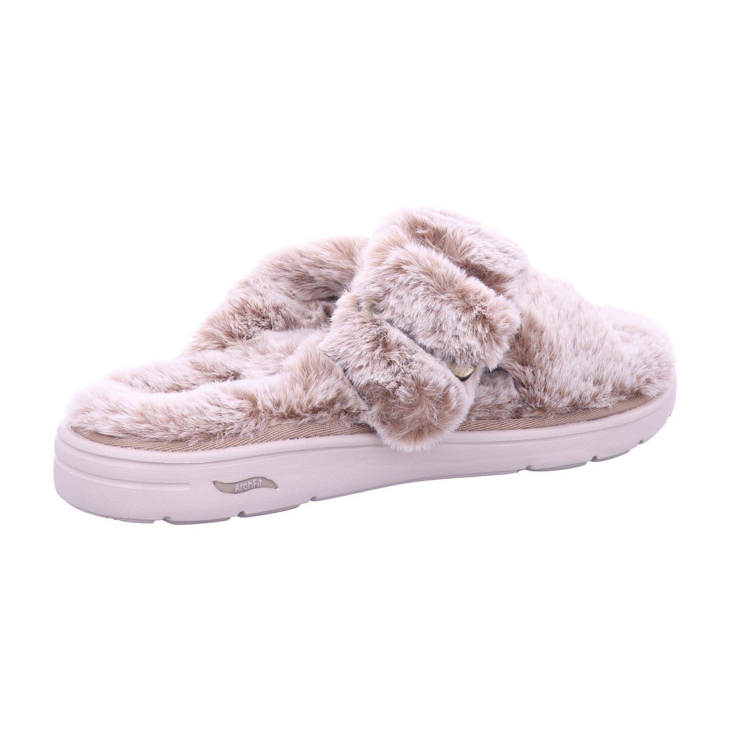 FIT Skechers - (2-tlg) LOUNGE Hausschuh taupe ARCH SERENITY