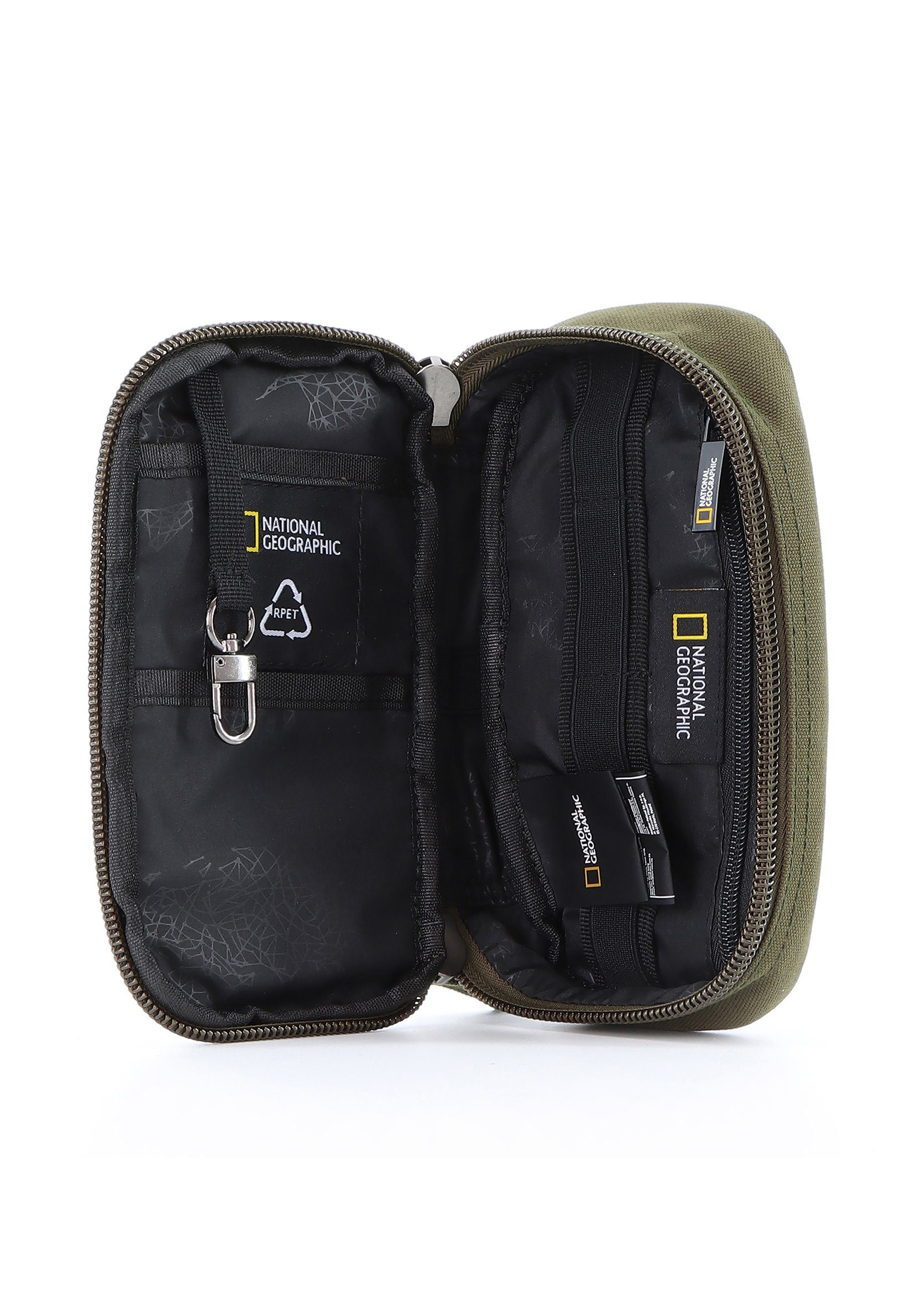 NATIONAL GEOGRAPHIC Gürteltasche Milestone, aus recycelten PET-Flaschen