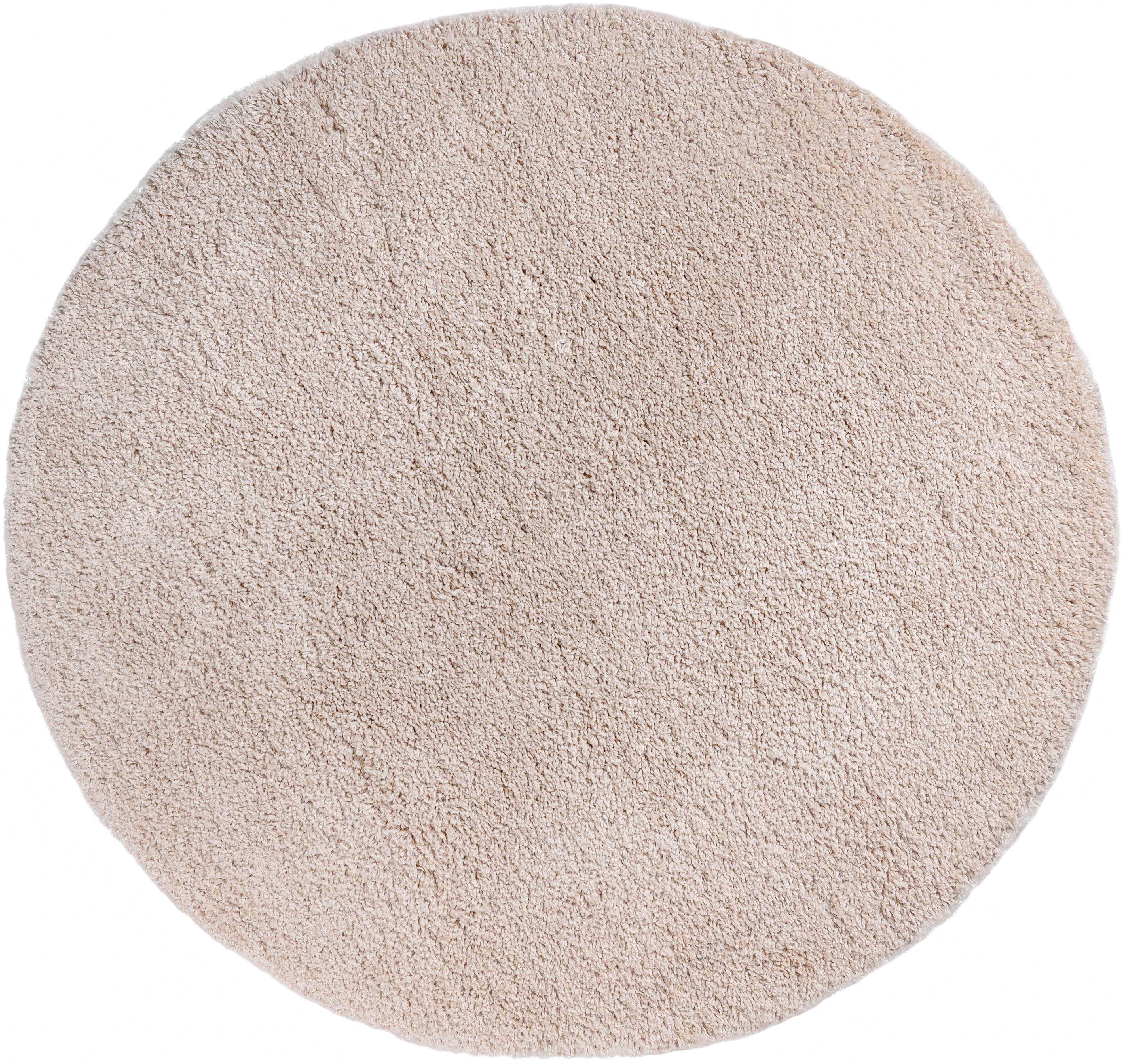 my home Teppich Shaggy 30, rund, günstig online kaufen