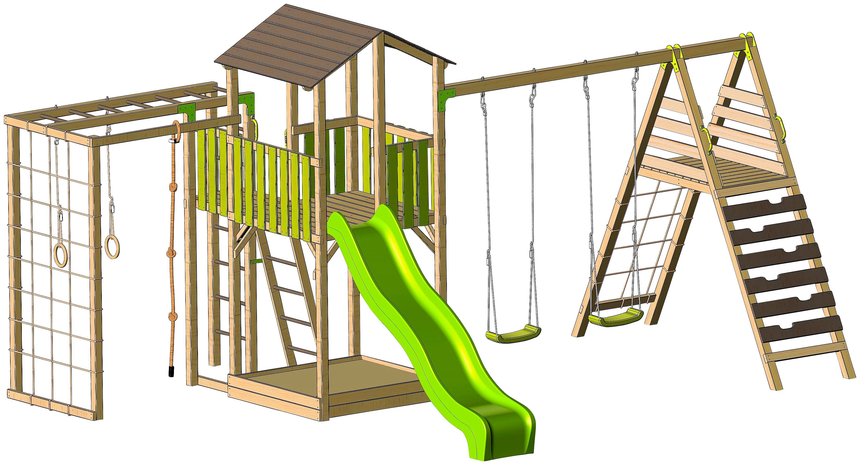 Image of 50NRTH Spielturm »Wendi Toys Dino«, BxTxH: 561x438x307 cm