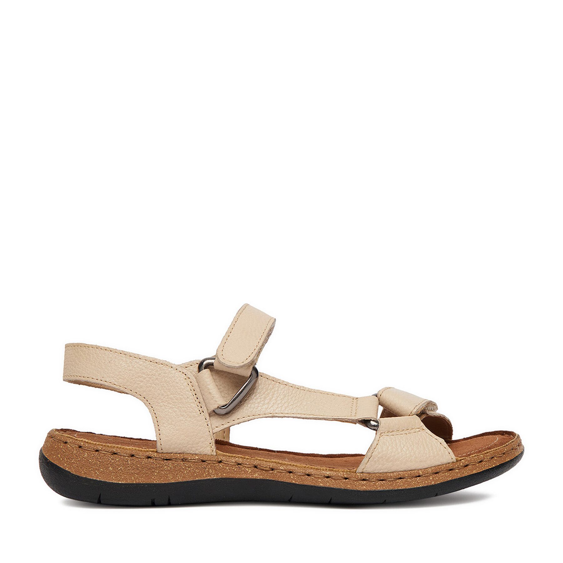 Go Soft Damen Sandalen Beige Sandale