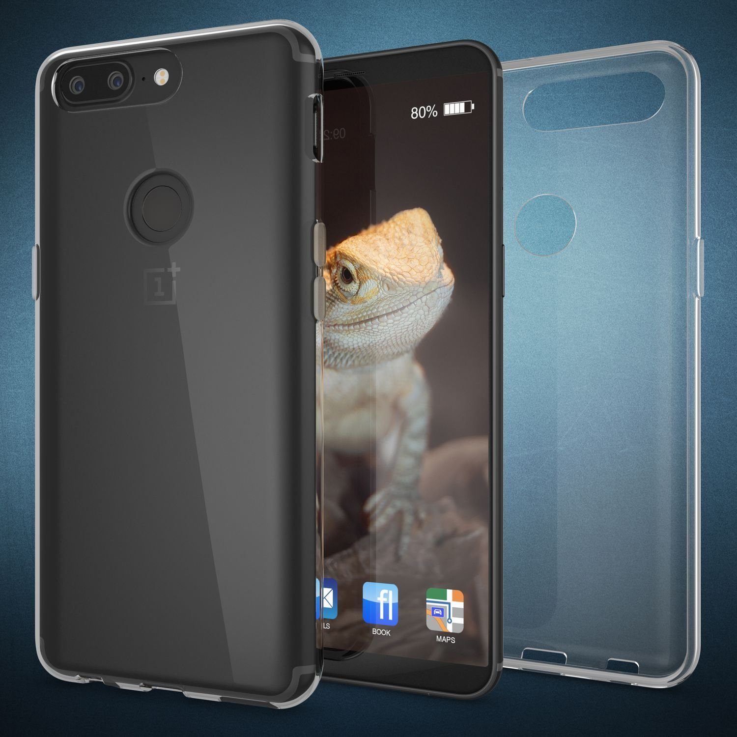 Nalia Smartphone-Hülle OnePlus 5T, Klare Silikon Hülle / Extrem Transparent / Durchsichtig / Anti-Gelb