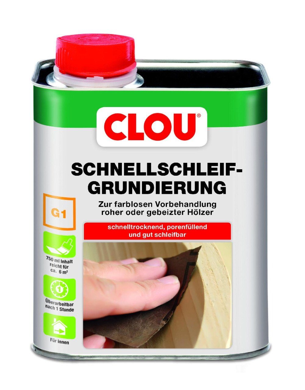 Haftgrund Clou Schnellschleif Grundierung G1 750 ml