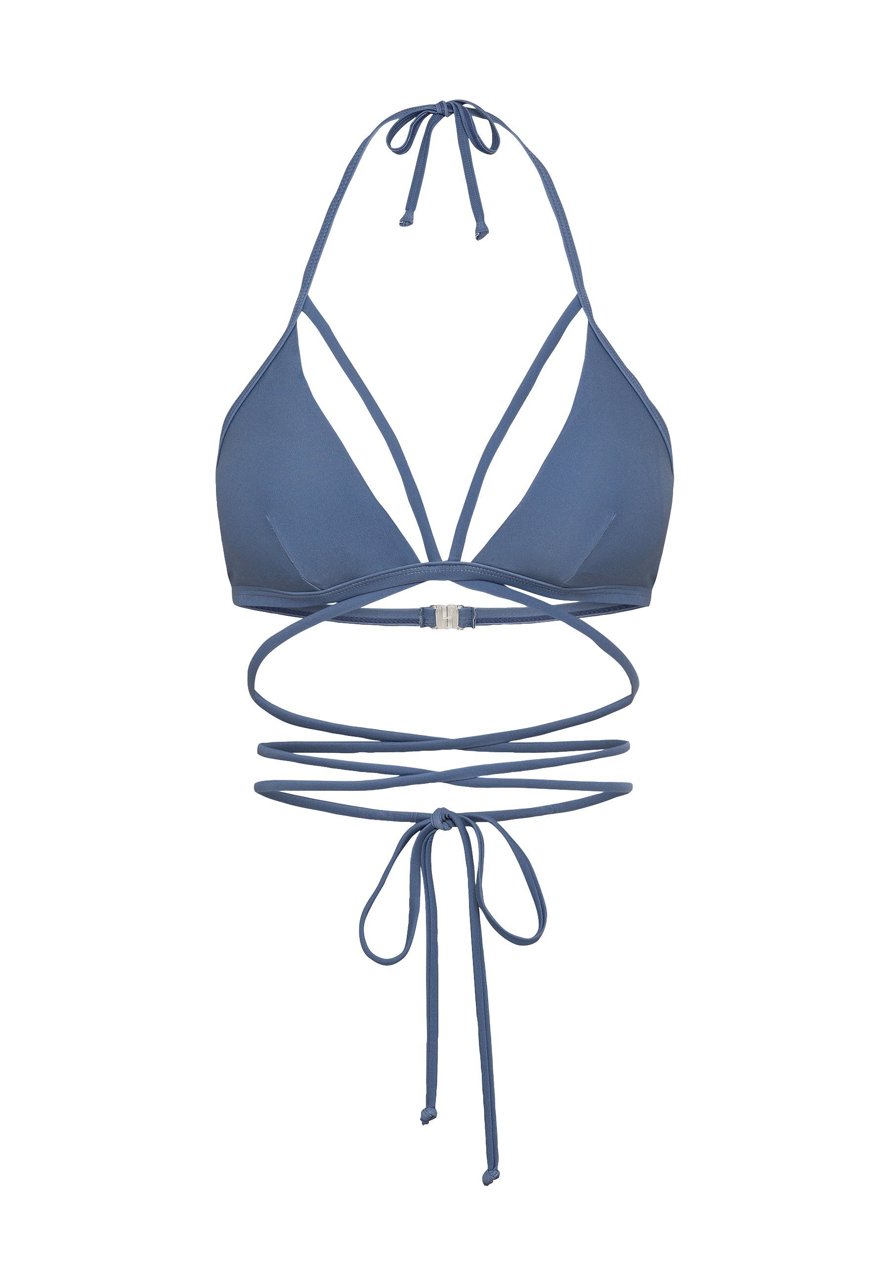 LSCN by LASCANA Triangel-Bikini-Top Gina, mit langem Bindeband