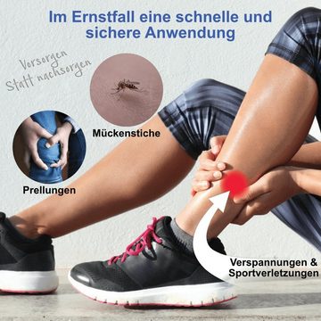 IEA Medical Kühlpad Sofort-Kälte-Kompresse, Kühlpacks für Prellungen & andere Verletzungen, Komplettset 5-tlg., Set, Einmal-Kühlpacks, Kühlpack zum knicken, Kühlkompresse, Kältekompresse