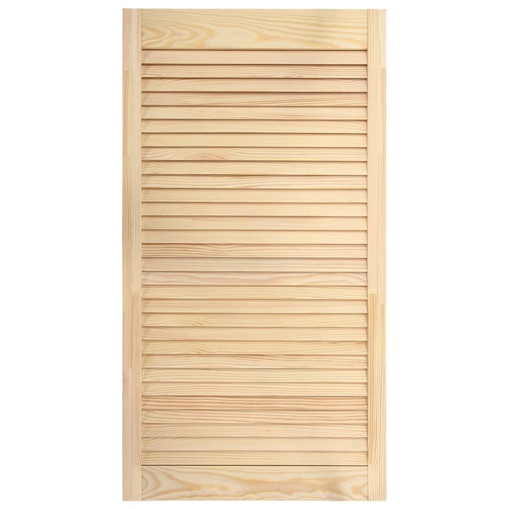 vidaXL Schranktür Schranktür Lamellen-Design 99,3x39,4 cm Massivholz Kiefer (1 St)