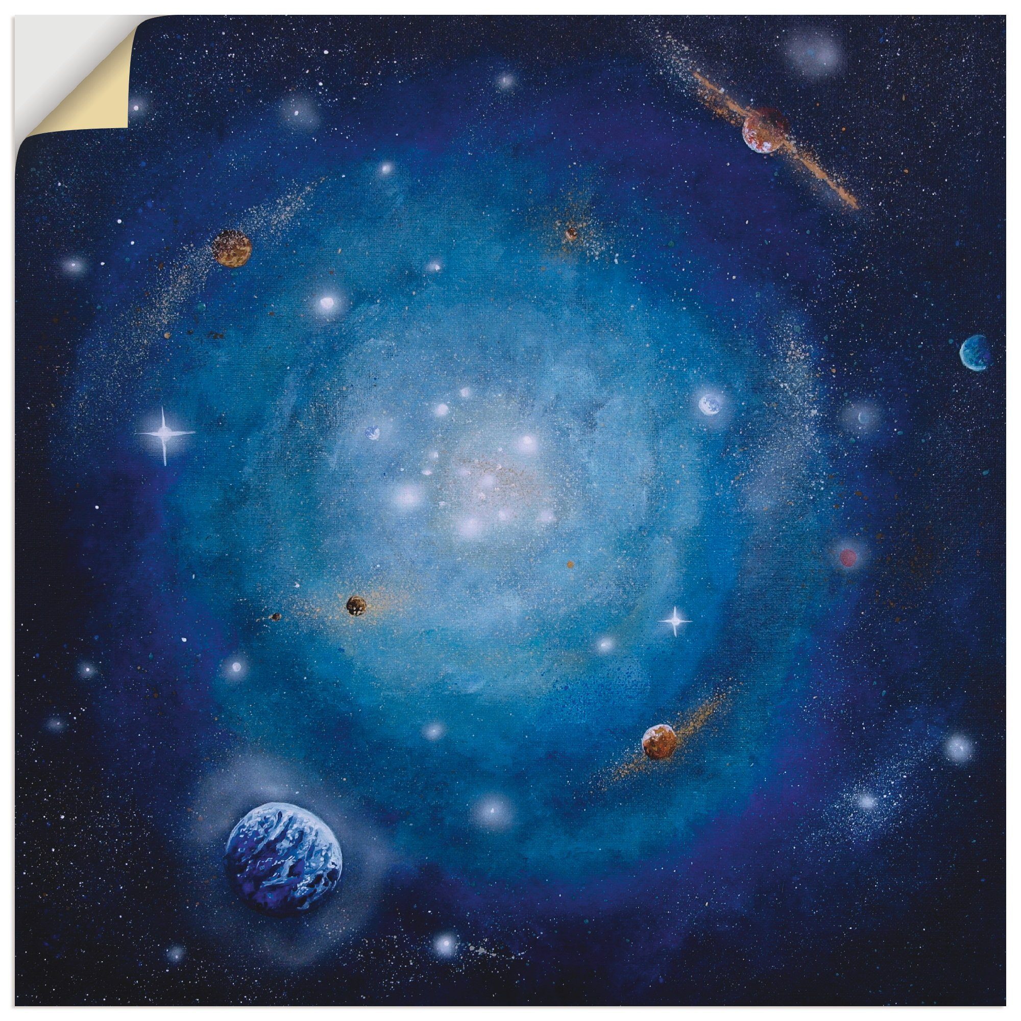 Artland Wandbild Unendliche Sterne, Himmel (1 St), als Alubild, Leinwandbild, Wandaufkleber oder Poster in versch. Größen