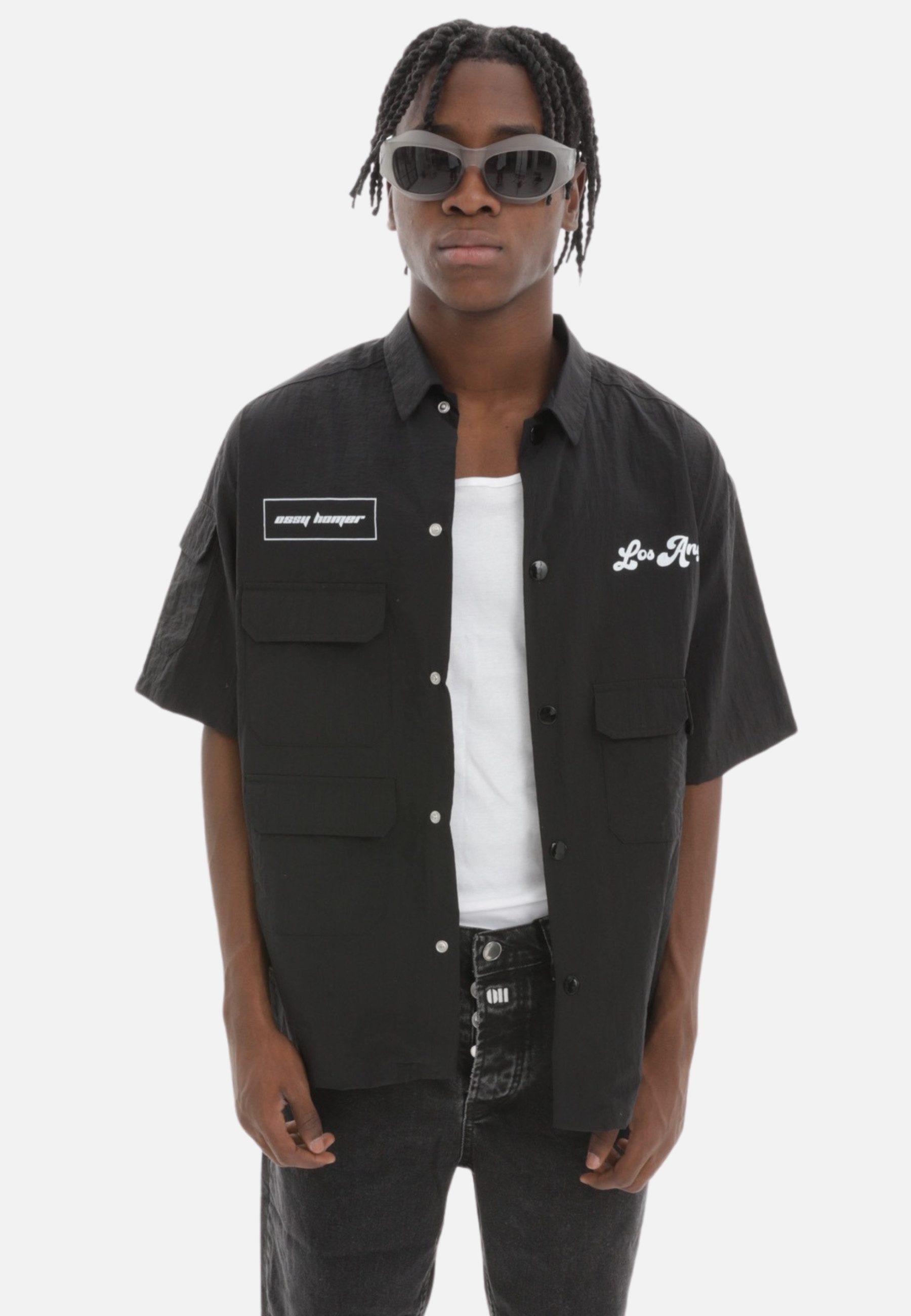 COFI Casuals Kurzarmhemd Los Angeles Oversize günstig online kaufen