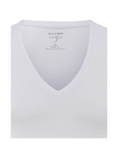 OLYMP T-Shirt Level 5 body Elastische fit, Baumwollmischung